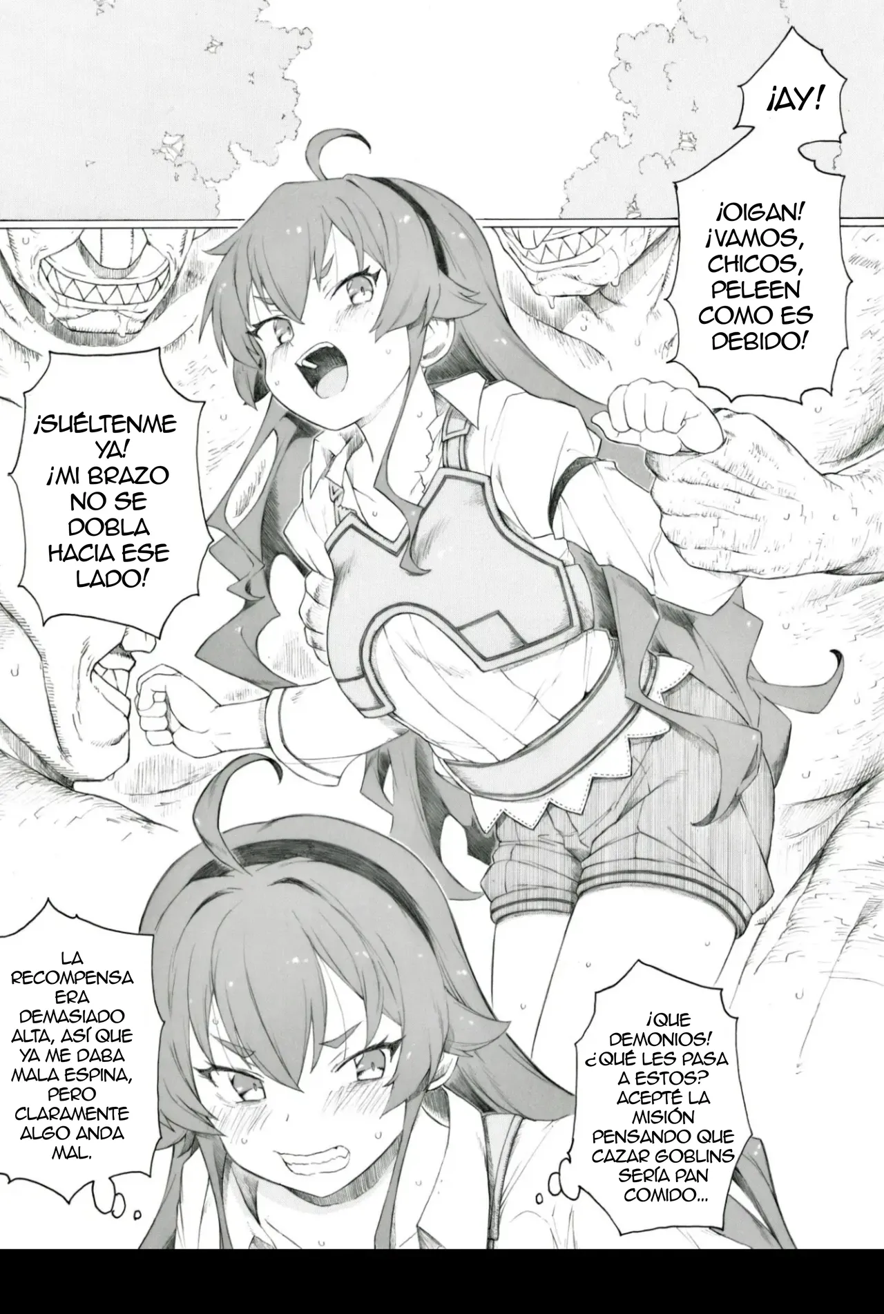 Arco de entrenamiento de Eris  : Quizás me haya quedado embarazada de un gatito goblin, nyan page 1 full