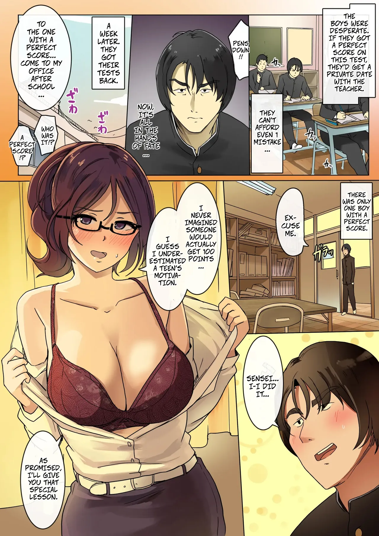 Female Teacher At An All Boys School 1-2 page 8 full