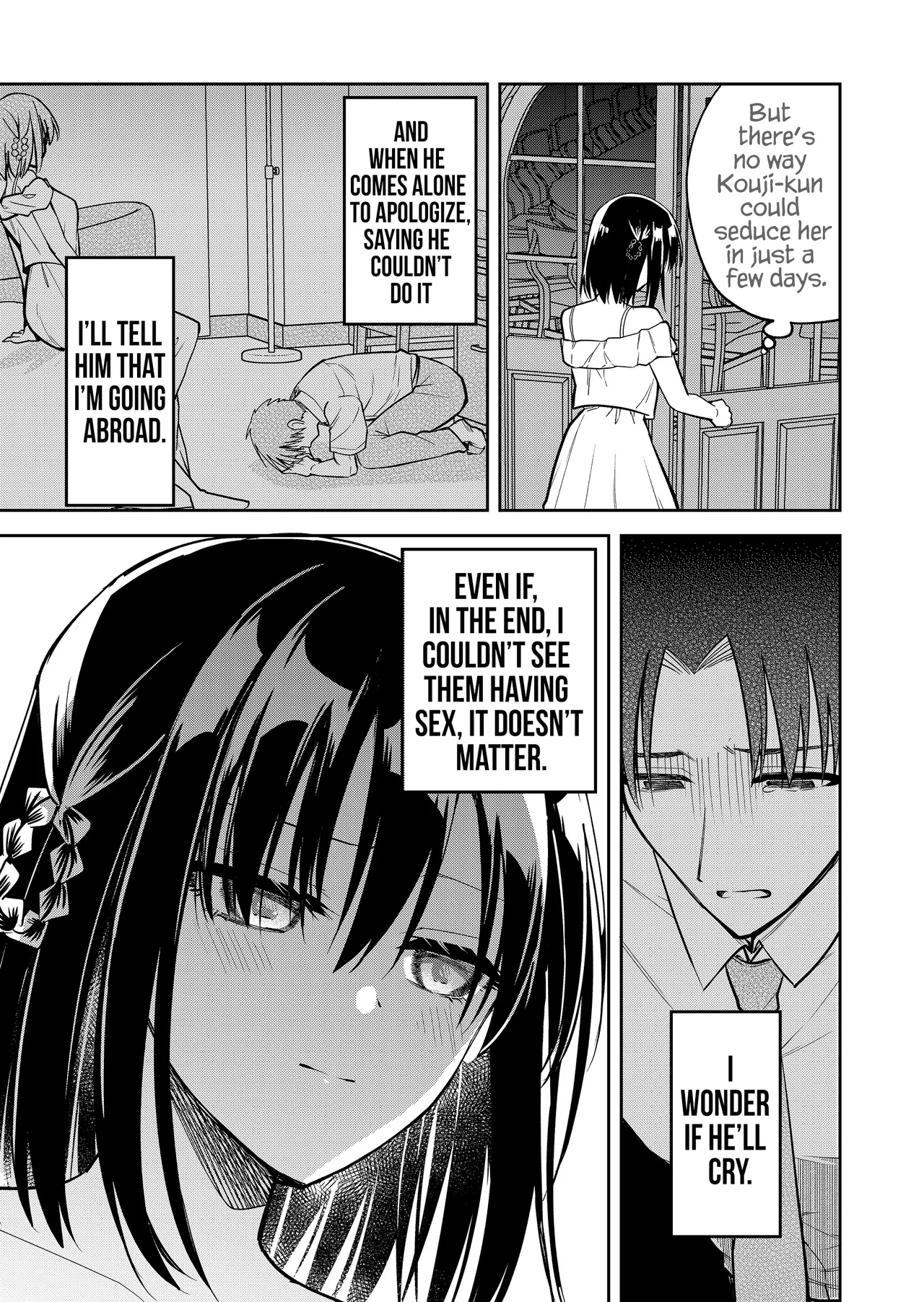 Kimi no Mae de Kimi Igai o Daku Ch. 40 | Having Sex with Someone Else in Front of You 40 page 4 full