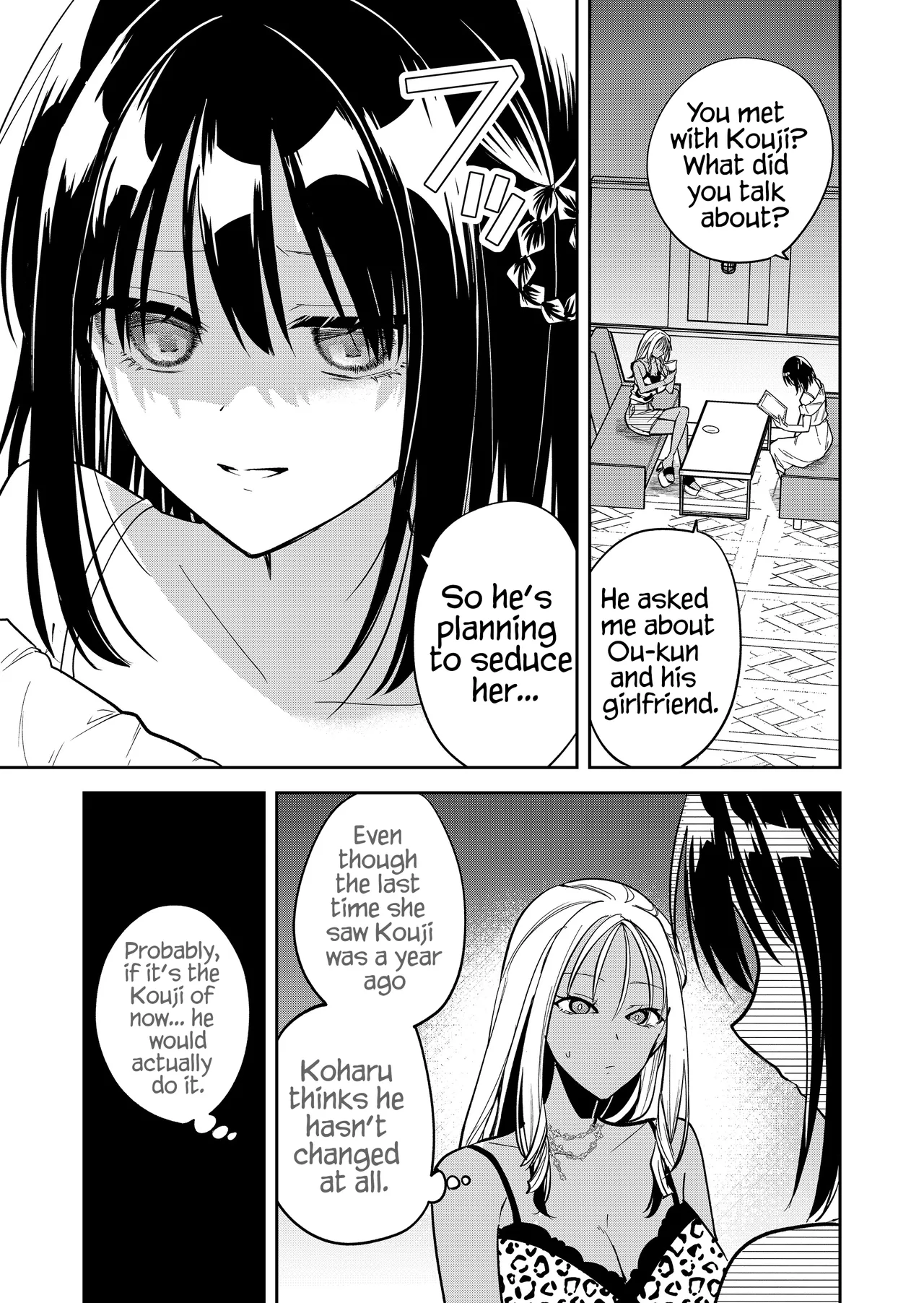 Kimi no Mae de Kimi Igai o Daku Ch. 40 | Having Sex with Someone Else in Front of You 40 page 6 full