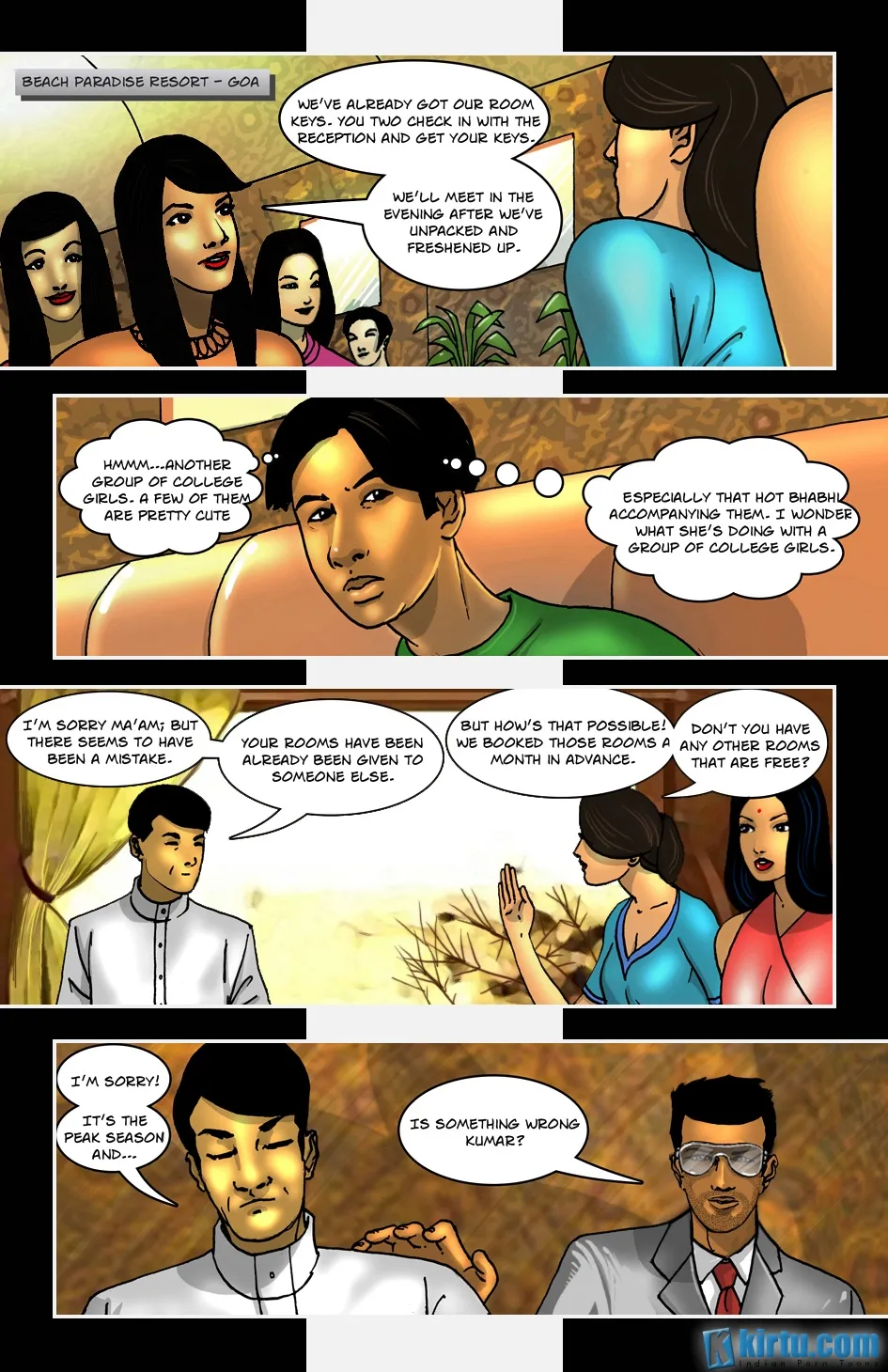 Savita in Goa - Chapter 1 page 4 full