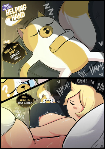 Fionna and Cake in Helping Hand cover