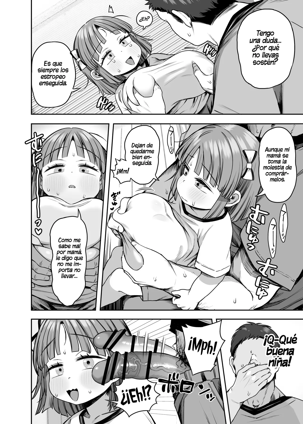 Dekasugi!？Bakunyuu Shougakusei Aoi-chan｜¿¡Demasiado Grandes!？Aoi-chan, la Estudiante de Primaria de Enormes Pechos page 10 full