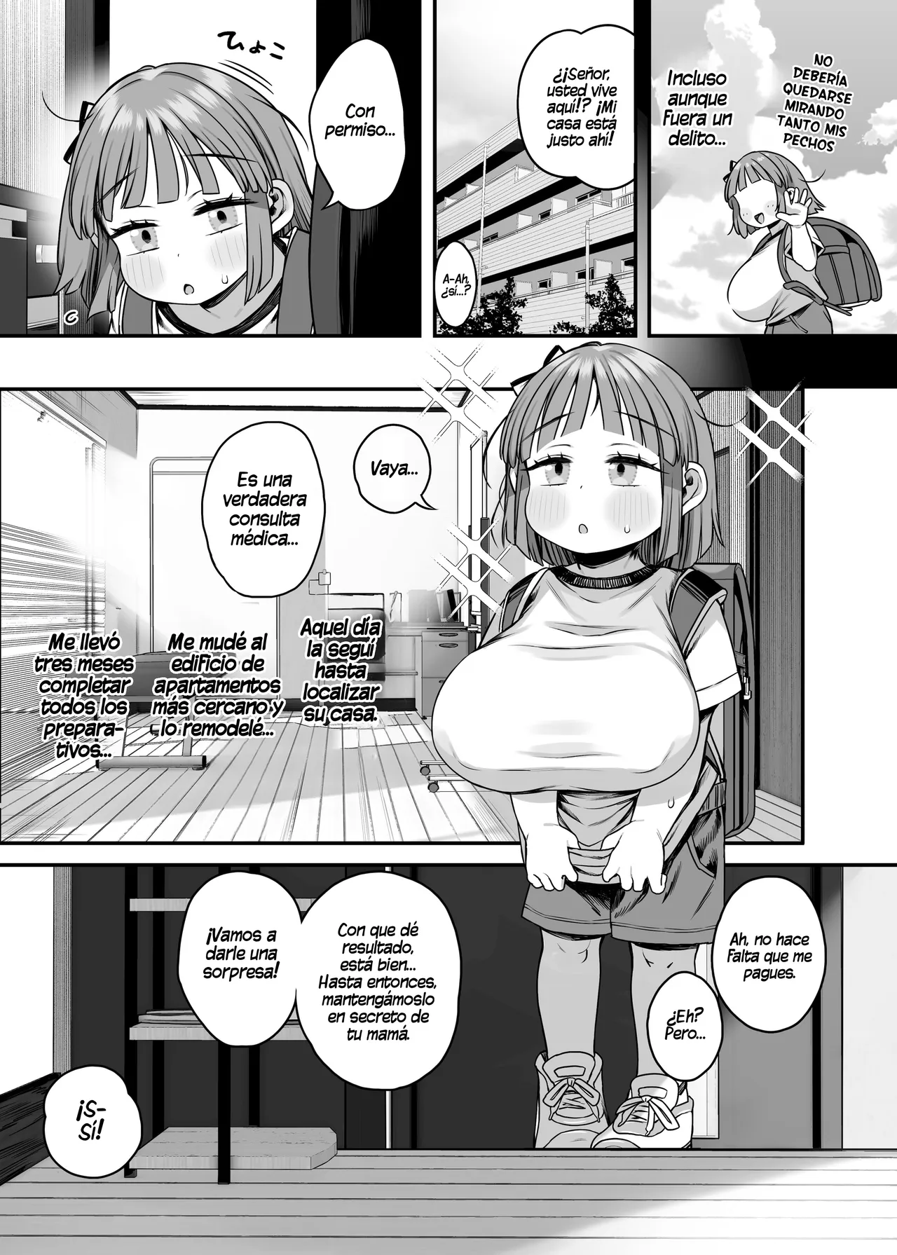 Dekasugi!？Bakunyuu Shougakusei Aoi-chan｜¿¡Demasiado Grandes!？Aoi-chan, la Estudiante de Primaria de Enormes Pechos page 7 full