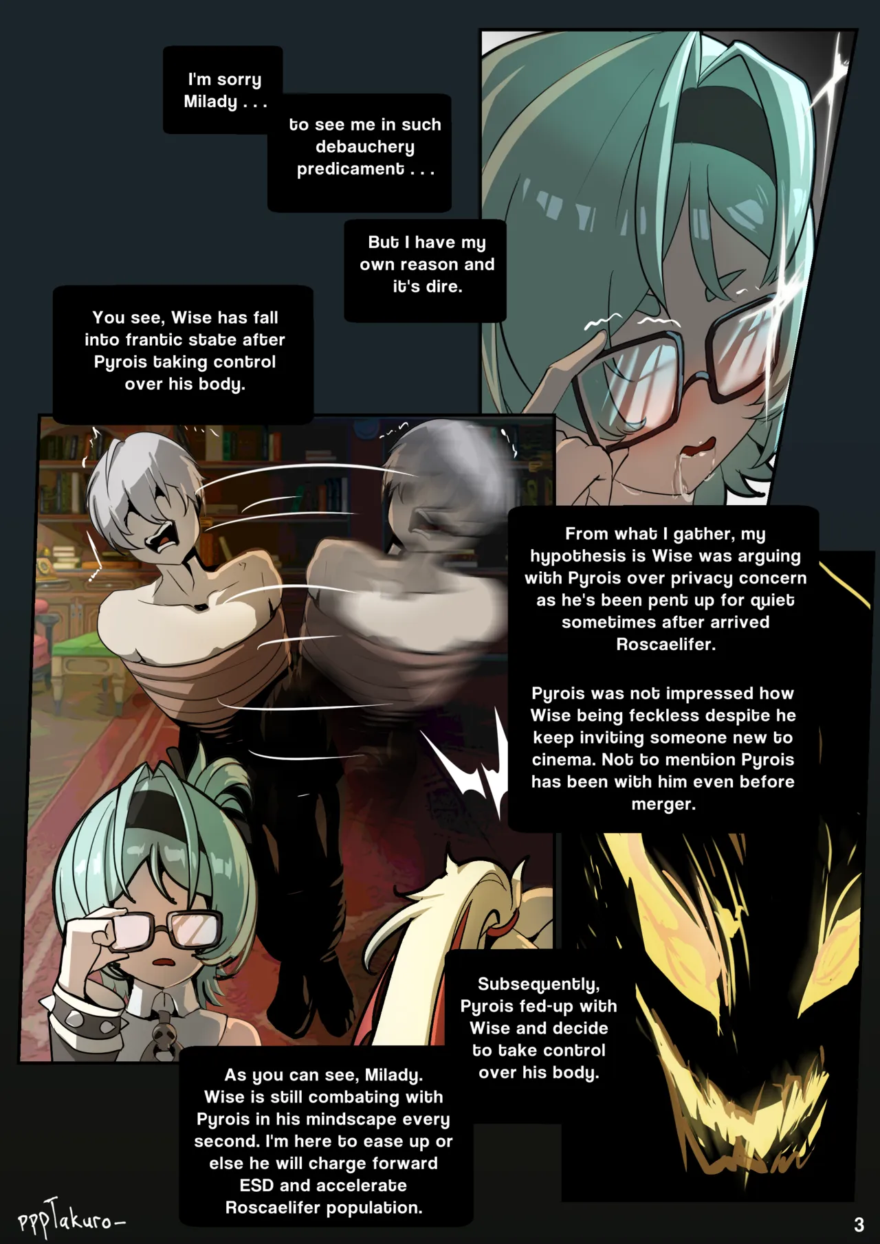 Claret and Roxy page 4 full