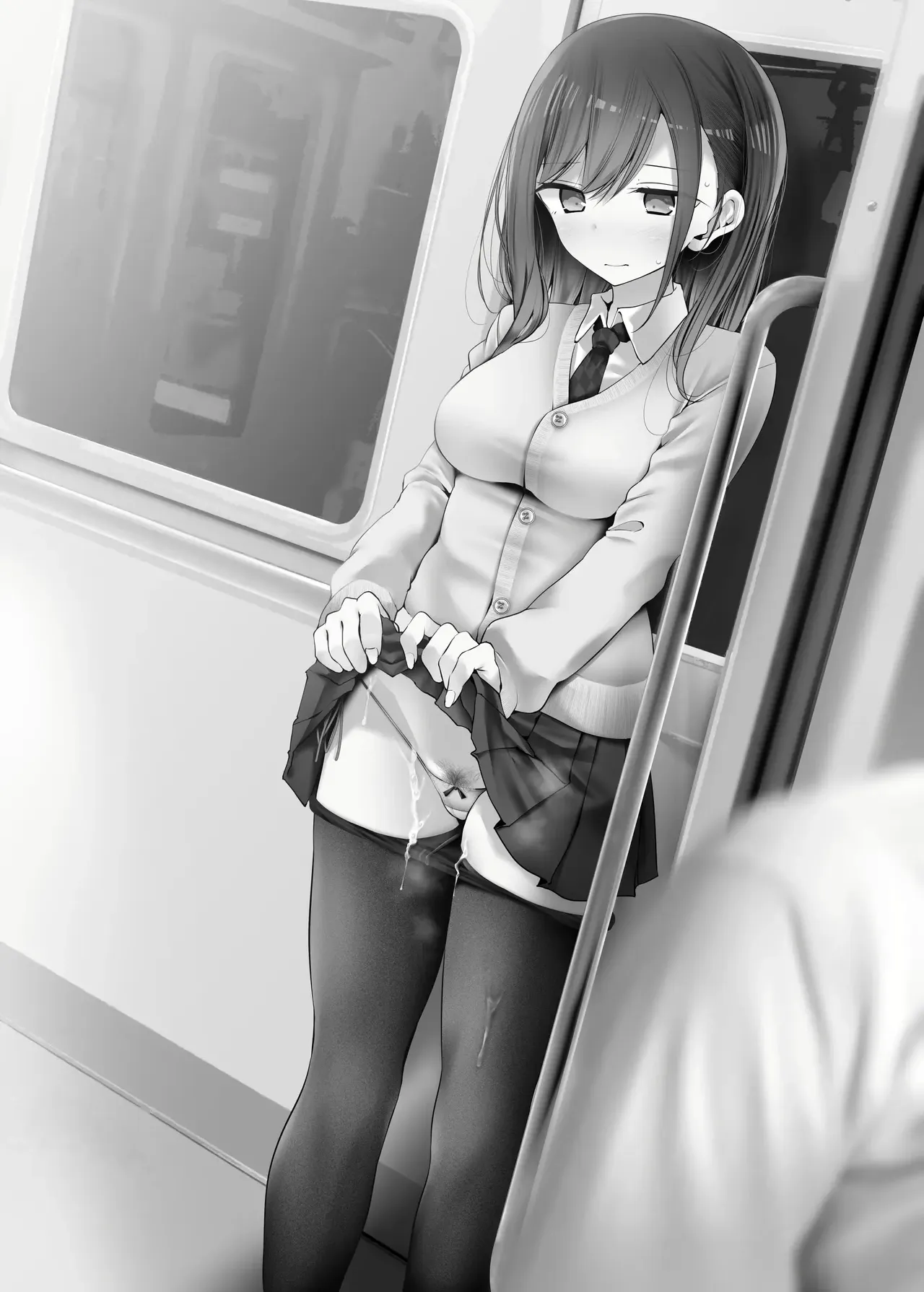 Tsuukin Densha de Pantsu o Misete Kuru JK ga Ita no de Hametemita｜La Historia de cómo esa Chica me Hace Cosas Subidas de Tono Camino al Trabajo page 2 full