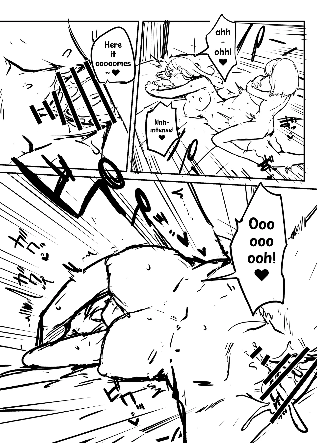 Senpai no Himitsu | Senpai's Secret  |RAW SKETCH page 9 full