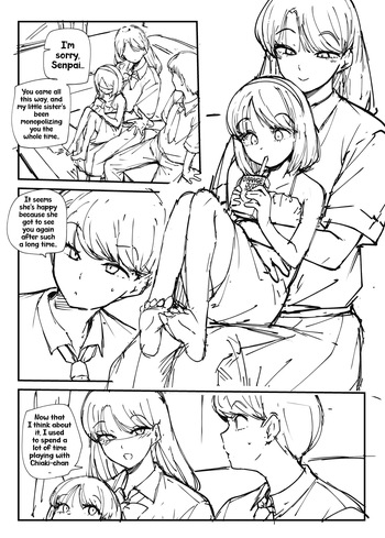 Senpai no Himitsu | Senpai's Secret  |RAW SKETCH cover