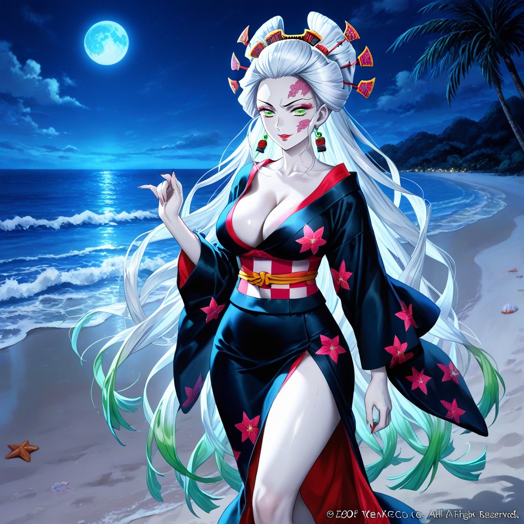 Daki From Kimetsu No Yaiba - Opening Part - Tentacles NSFW page 2 full