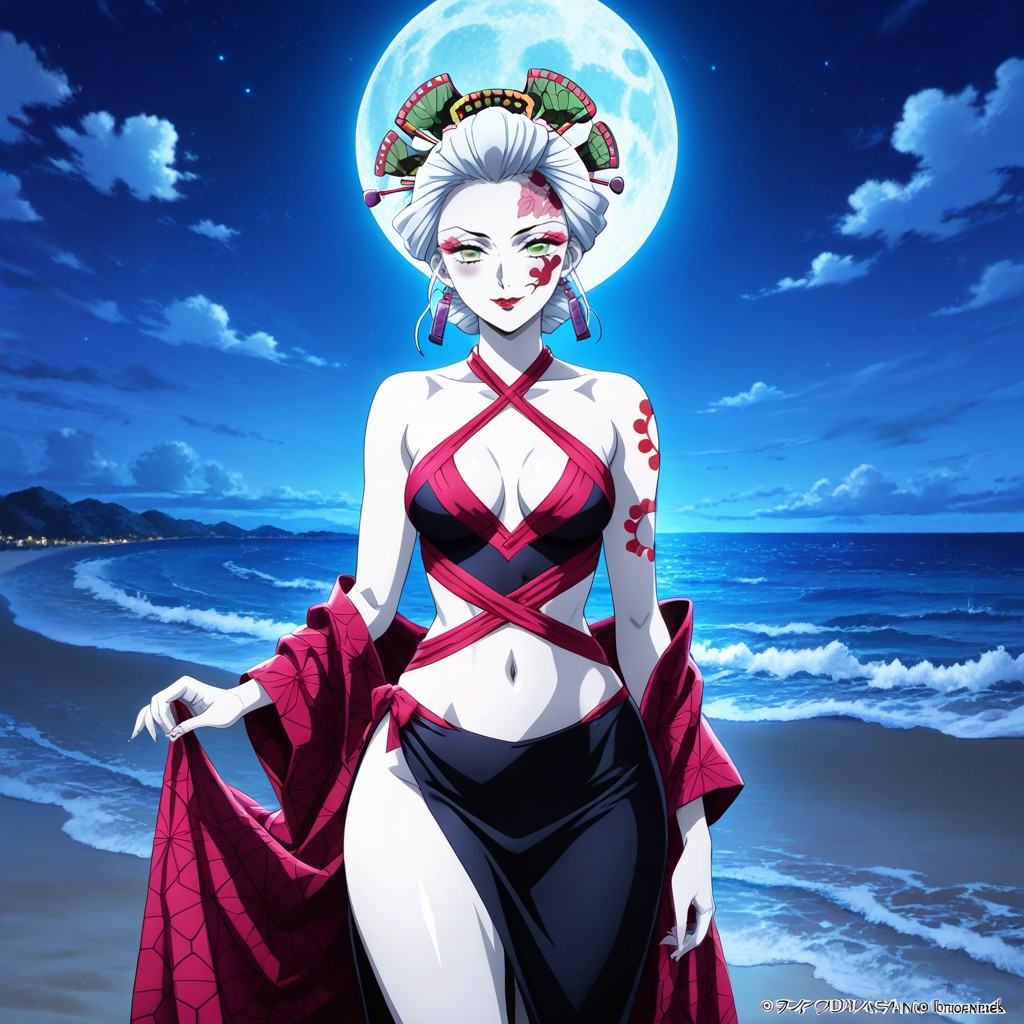 Daki From Kimetsu No Yaiba - Opening Part - Tentacles NSFW page 6 full