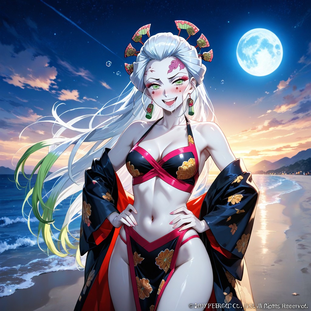 Daki From Kimetsu No Yaiba - Opening Part - Tentacles NSFW page 8 full