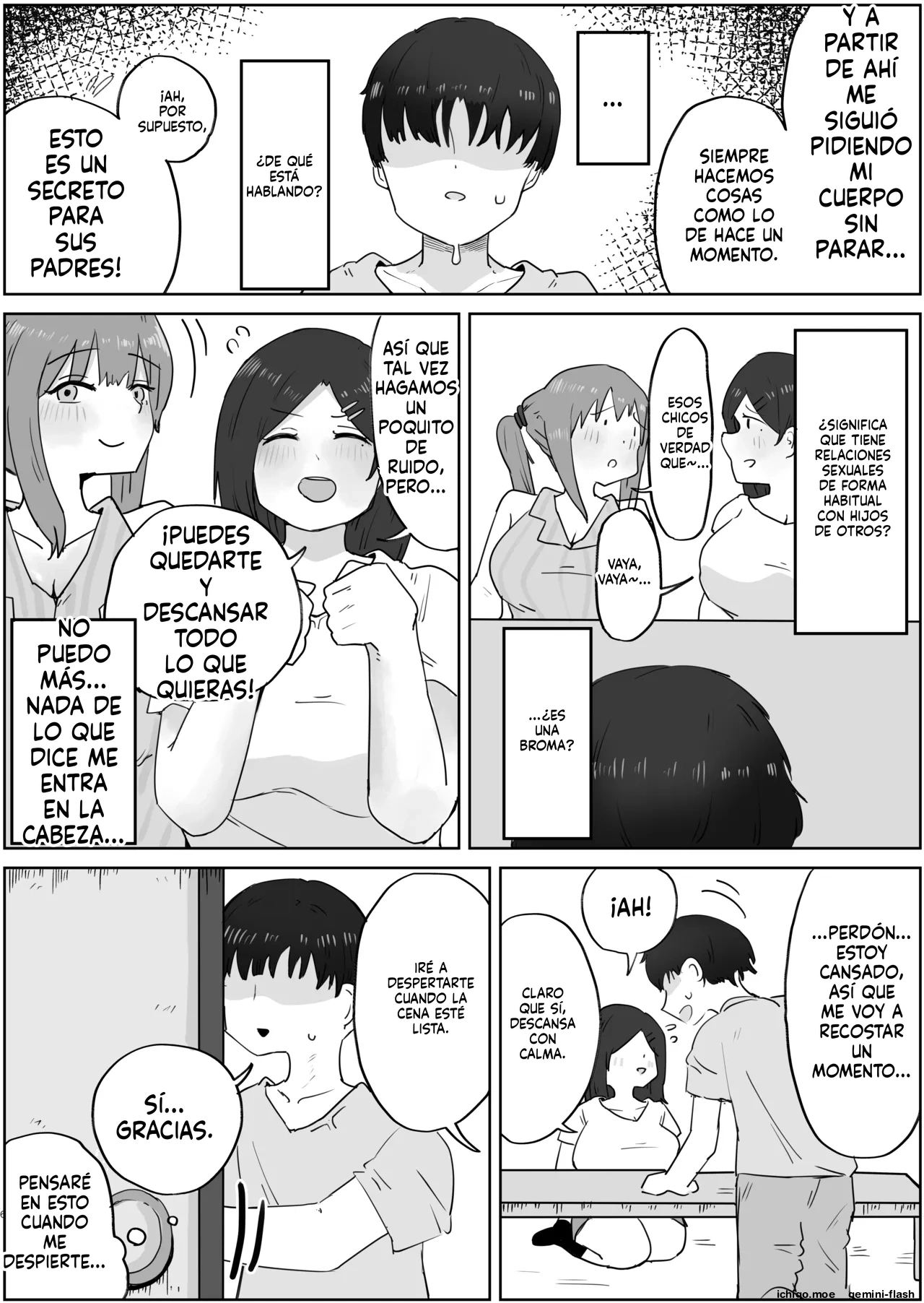 Yonnen Buri ni Jikka ni Kisei shitara Haha to Ane ga Kinjo no Kusogaki Domo no Mesu Pet ni Natteimashita. page 6 full