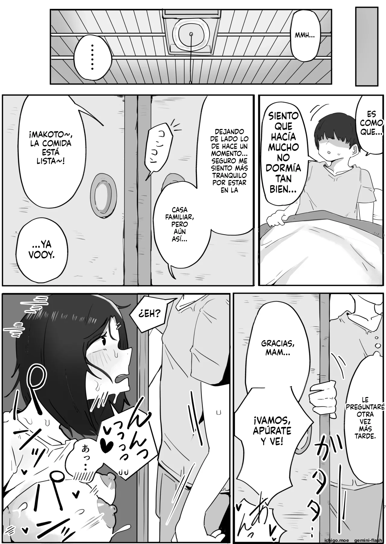 Yonnen Buri ni Jikka ni Kisei shitara Haha to Ane ga Kinjo no Kusogaki Domo no Mesu Pet ni Natteimashita. page 7 full