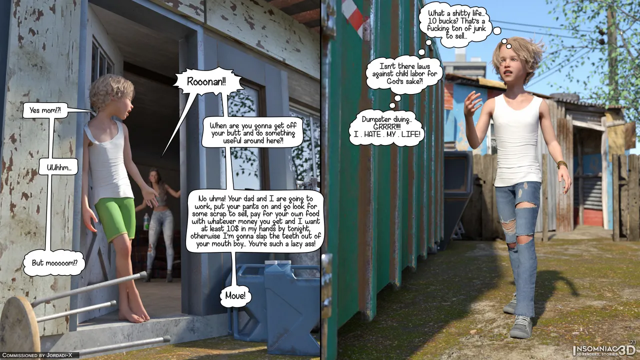 Insomniac - Sam and the Street Boys: Ronan and Thomas page 2 full