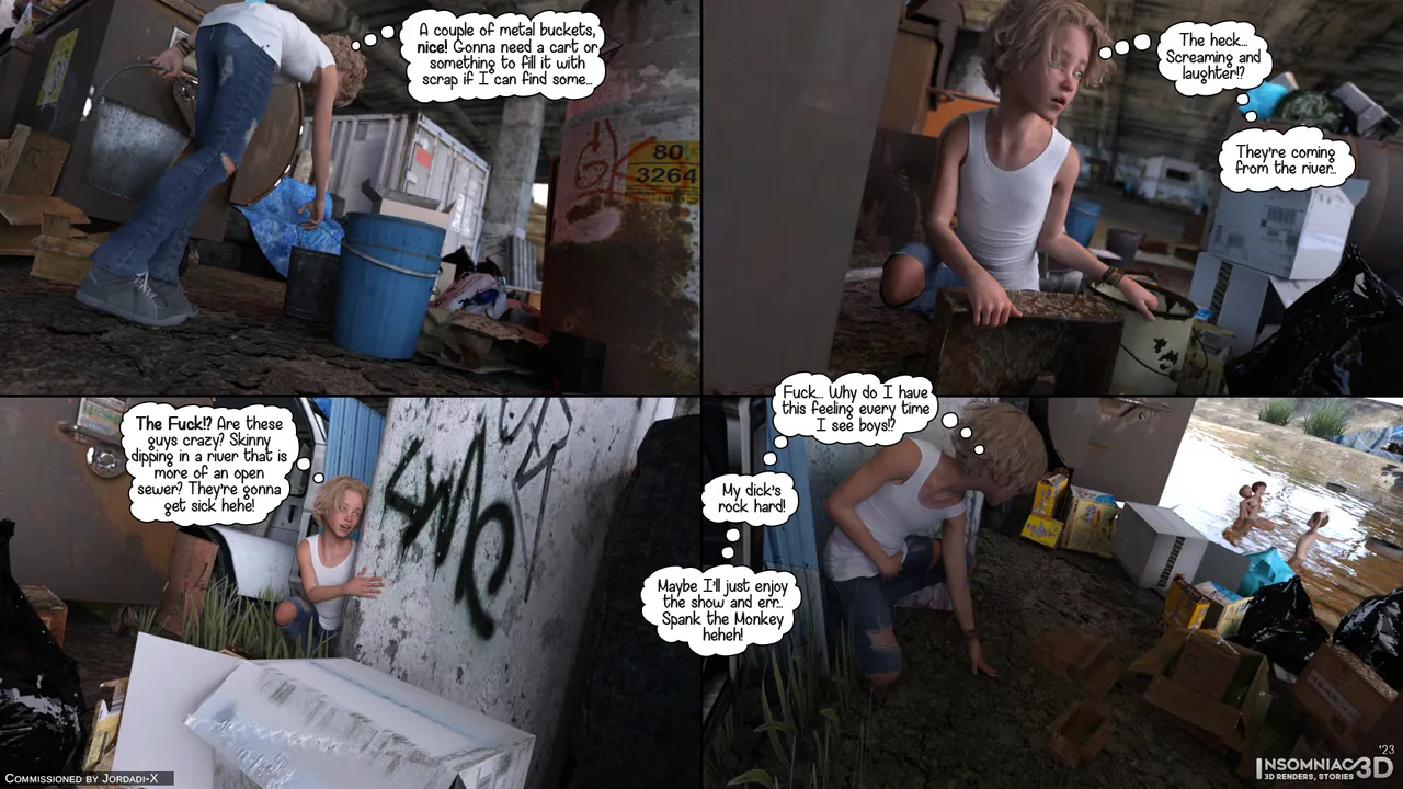 Insomniac - Sam and the Street Boys: Ronan and Thomas page 4 full