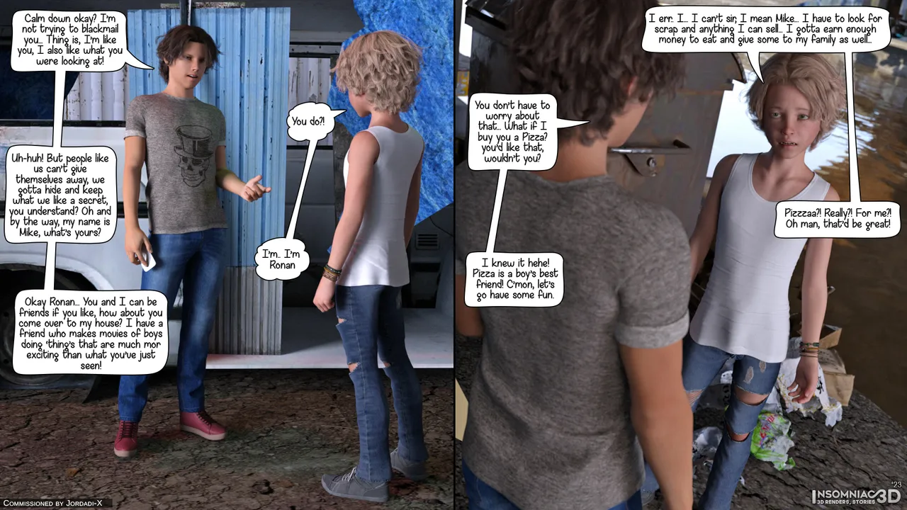 Insomniac - Sam and the Street Boys: Ronan and Thomas page 7 full