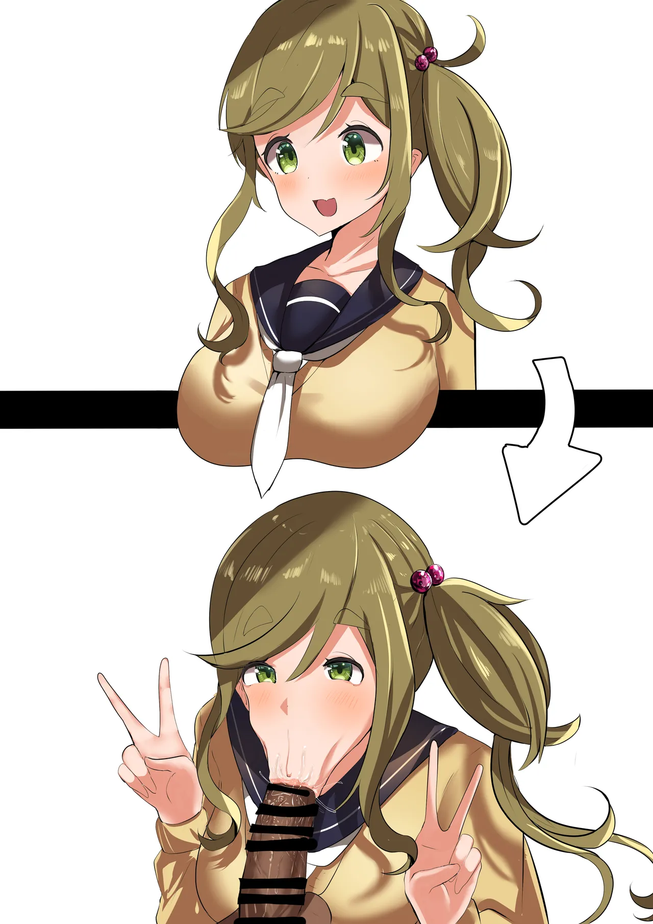 犬山あおいひょっとこフェラ＆オホハメ page 3 full