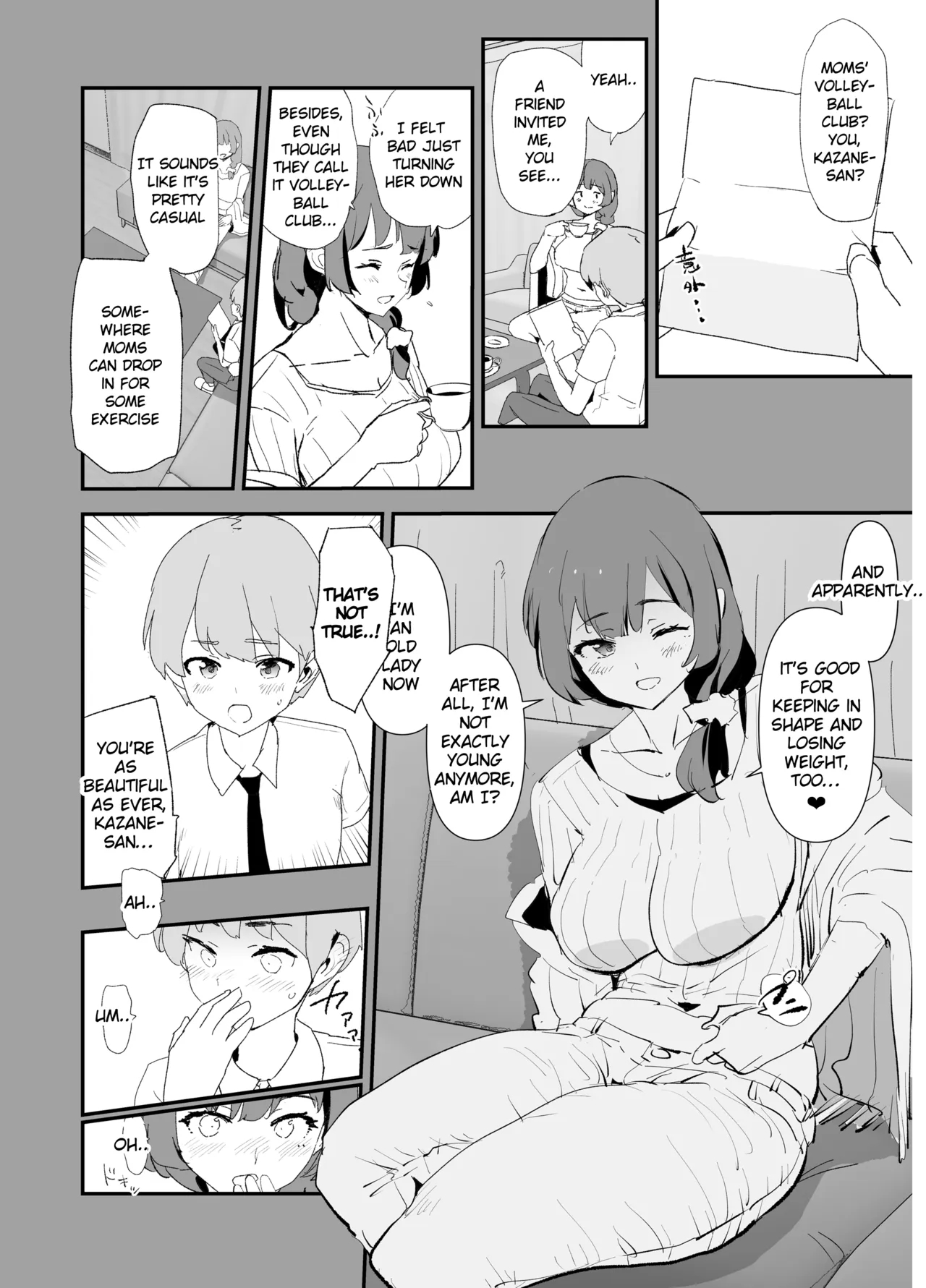 Mama-san Volley de Mama Onaho Kaimakusen to Kesshousen! | Mom Cocksleeve Volleyball Club — The Opening Match &amp; The Finals! + BONUS page 7 full