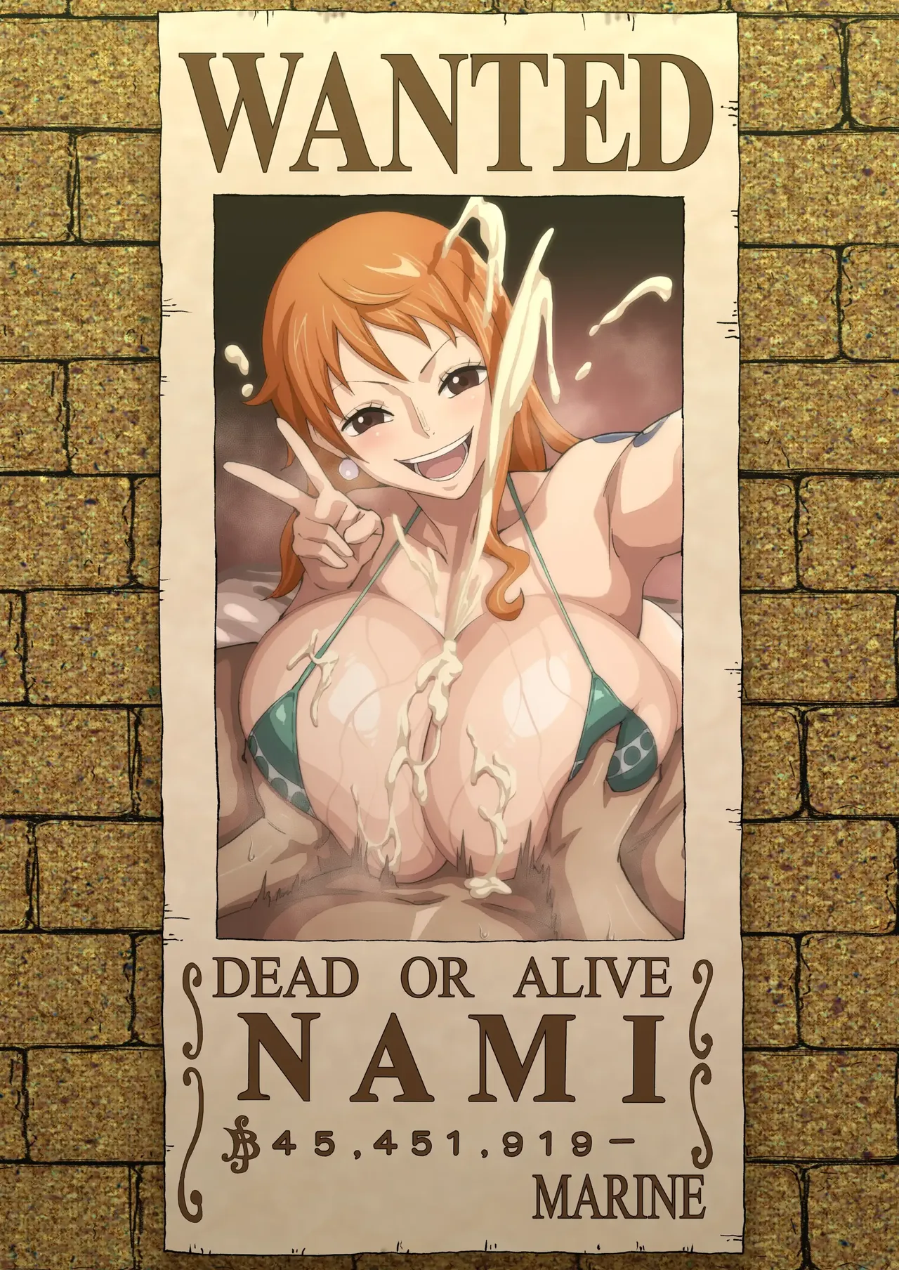 Nami from One Piece page 3 full