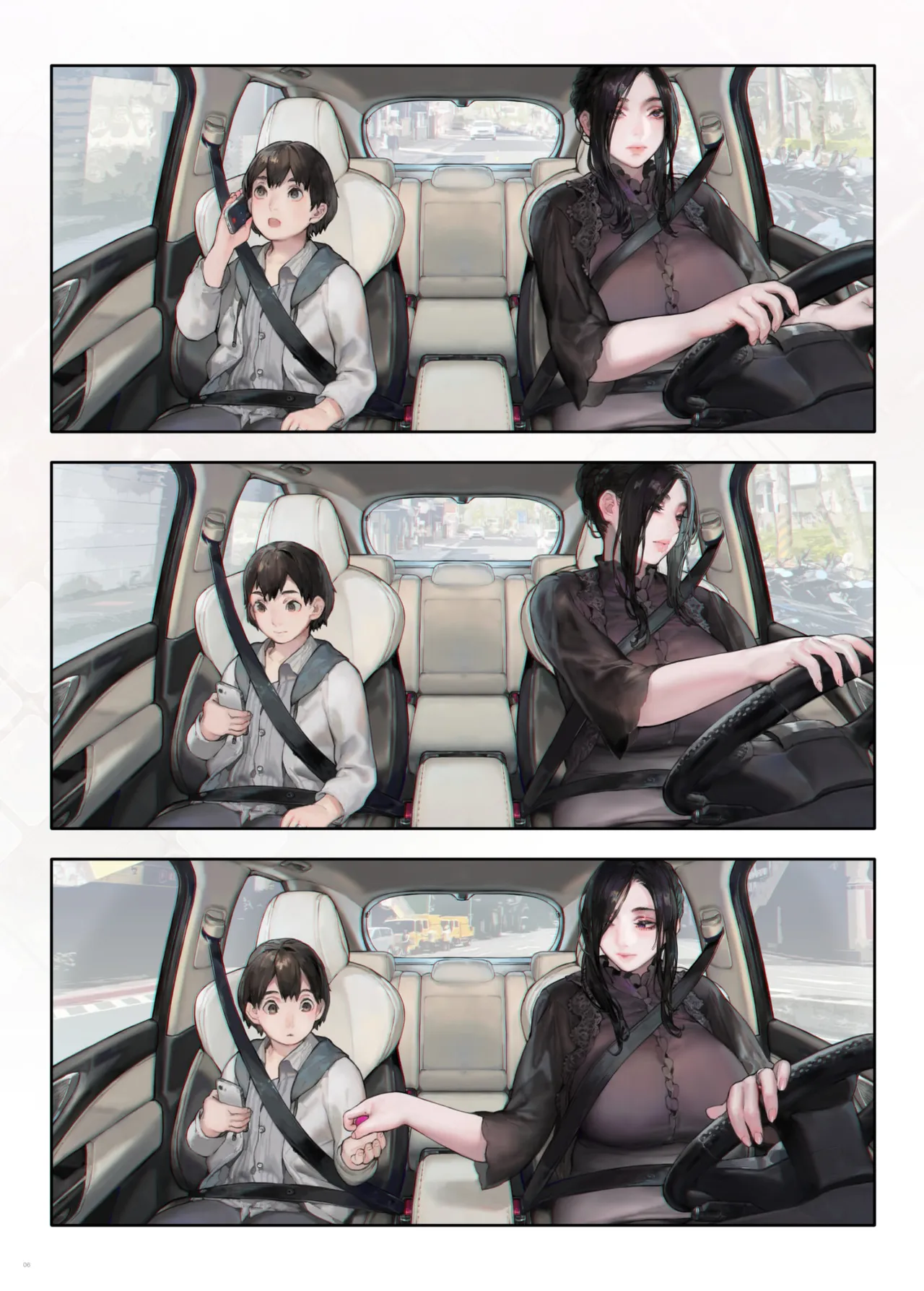 Gokinjo no Oku-san, Drive ni Itte mo KinTra o Saboranai. | La esposa de mi vecino nunca se salta sus entrenamientos, ni siquiera cuando a conducir. page 5 full