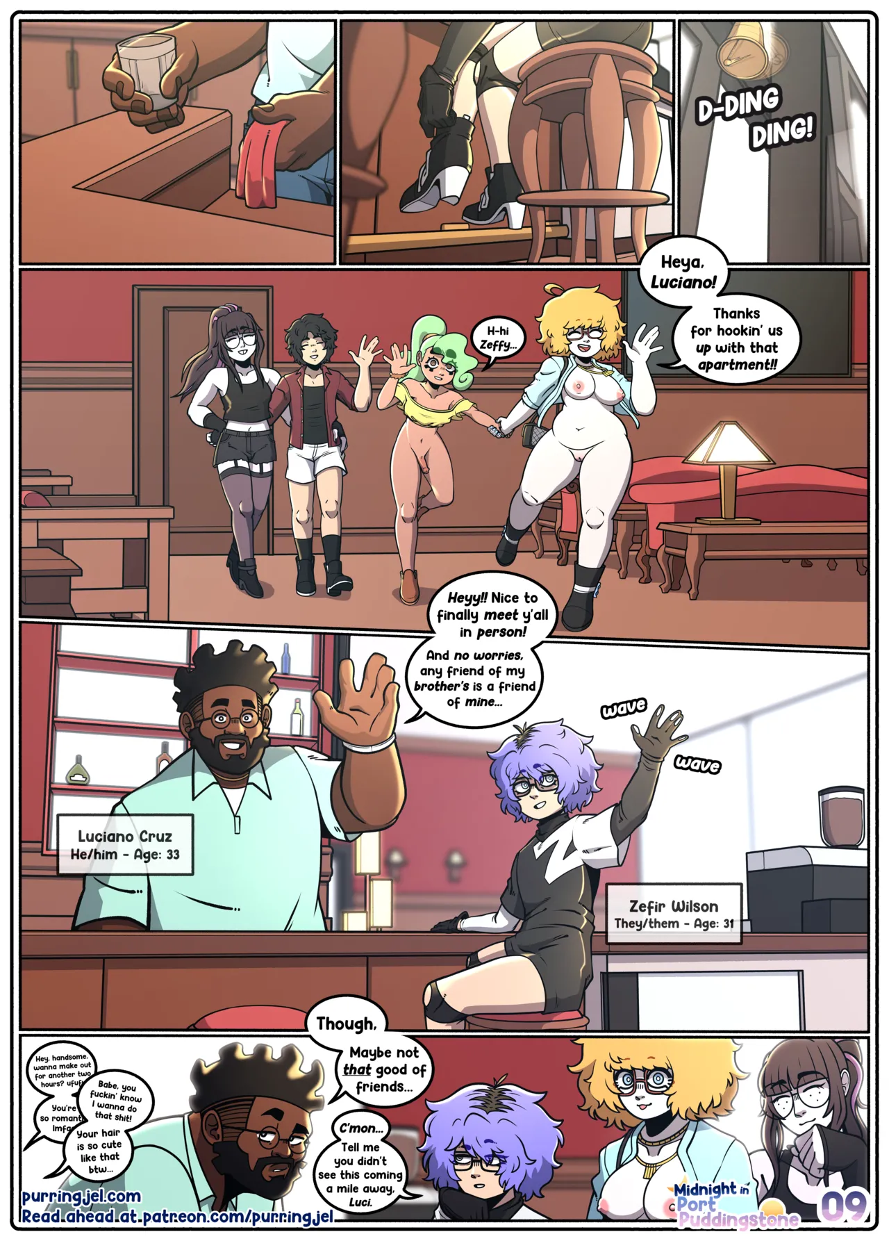 Midnight in Port Puddingstone page 9 full