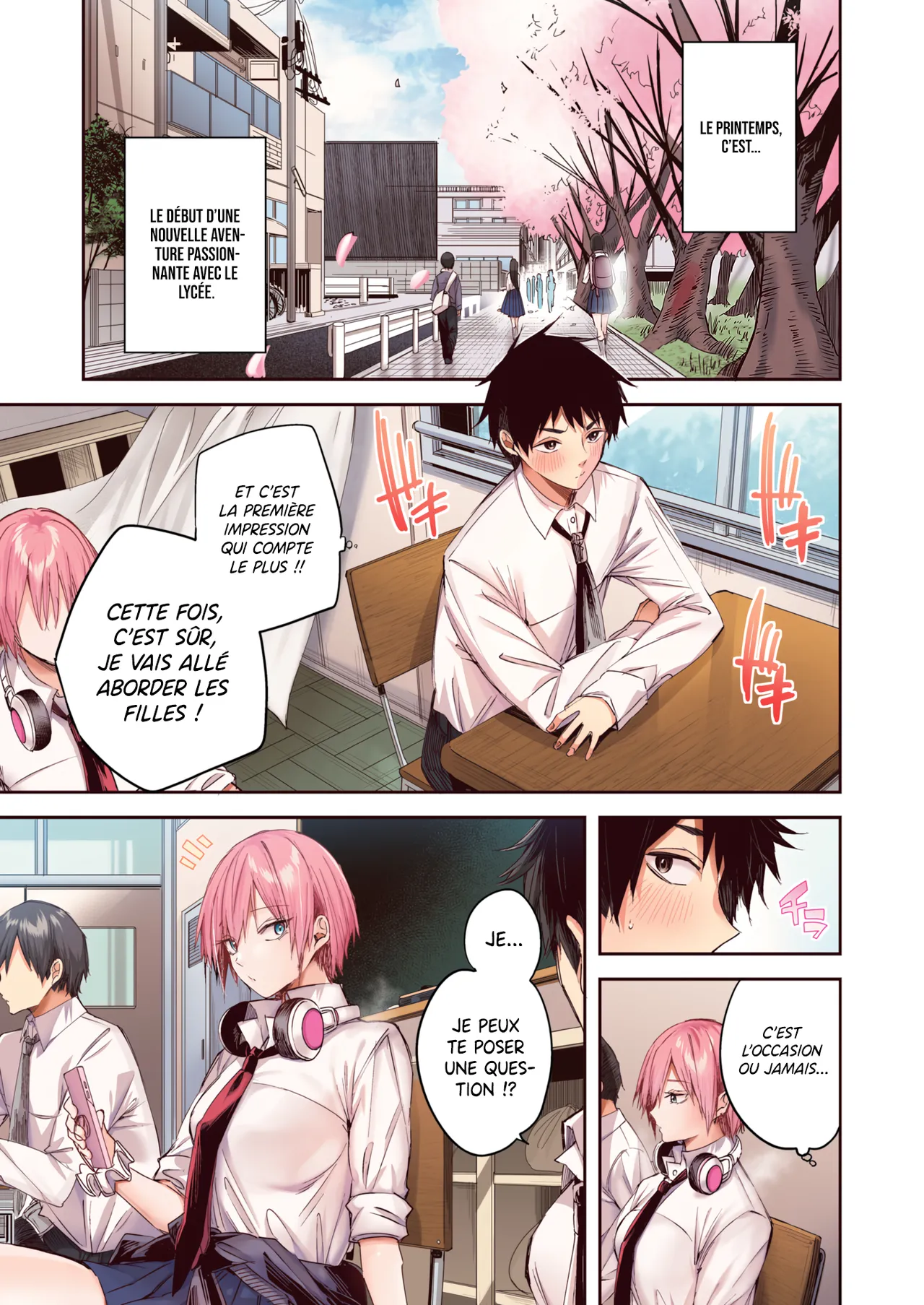 Usui-san wa Strawberry Blonde  | Usui a les cheveux blond fraise page 1 full