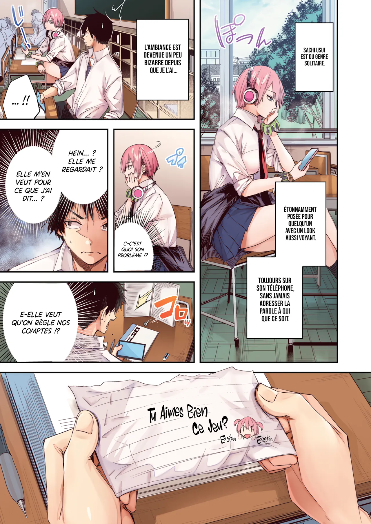 Usui-san wa Strawberry Blonde  | Usui a les cheveux blond fraise page 3 full