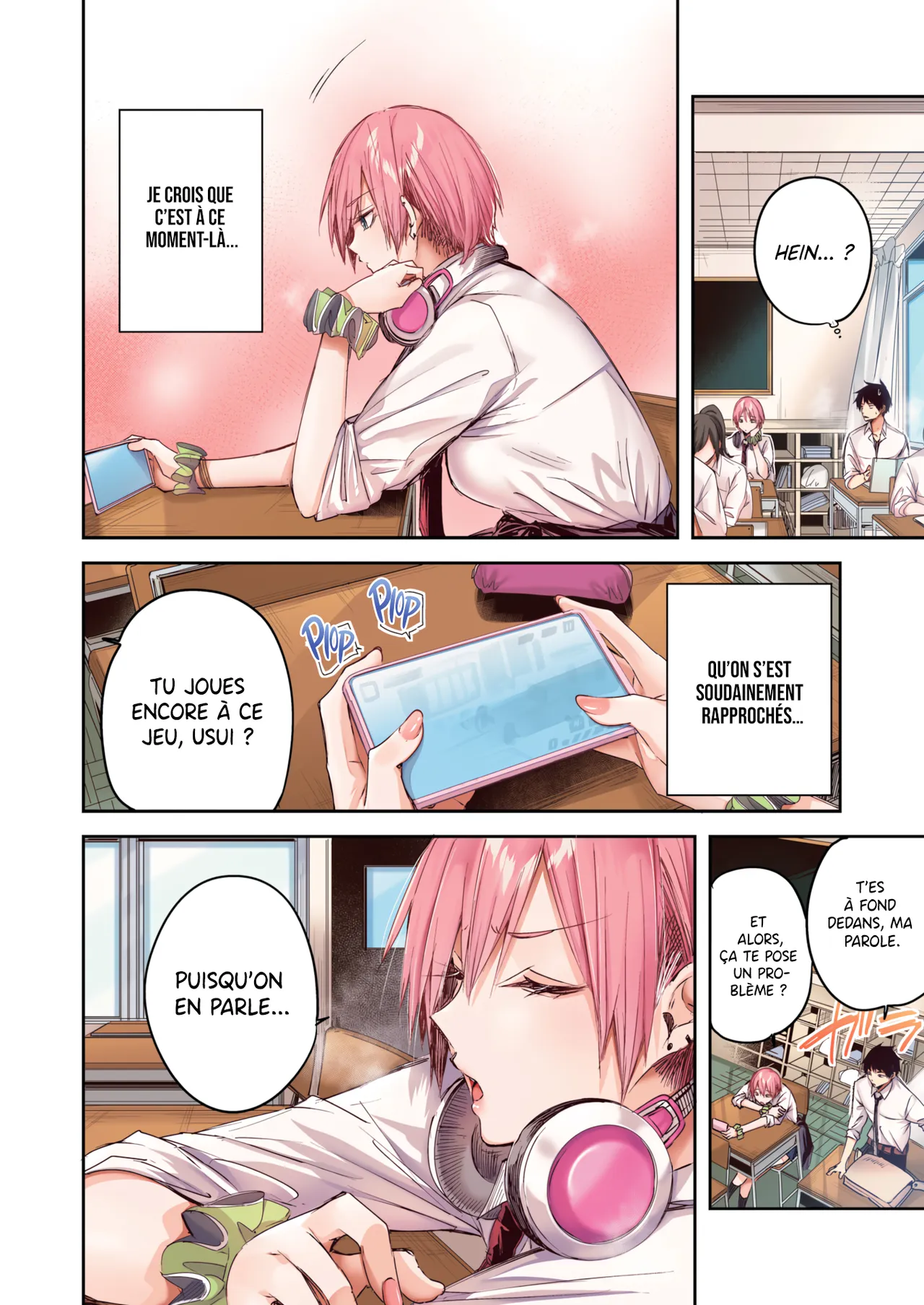 Usui-san wa Strawberry Blonde  | Usui a les cheveux blond fraise page 4 full