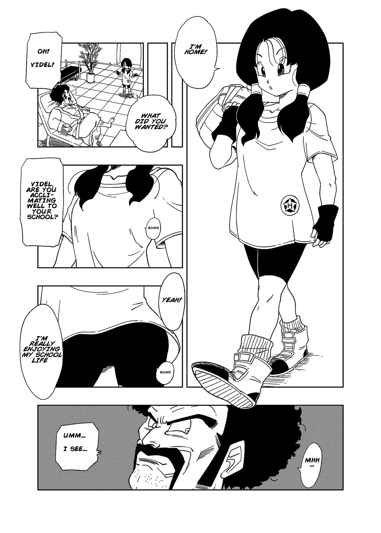 DB-X Satan &amp; Videl Hen page 1 full
