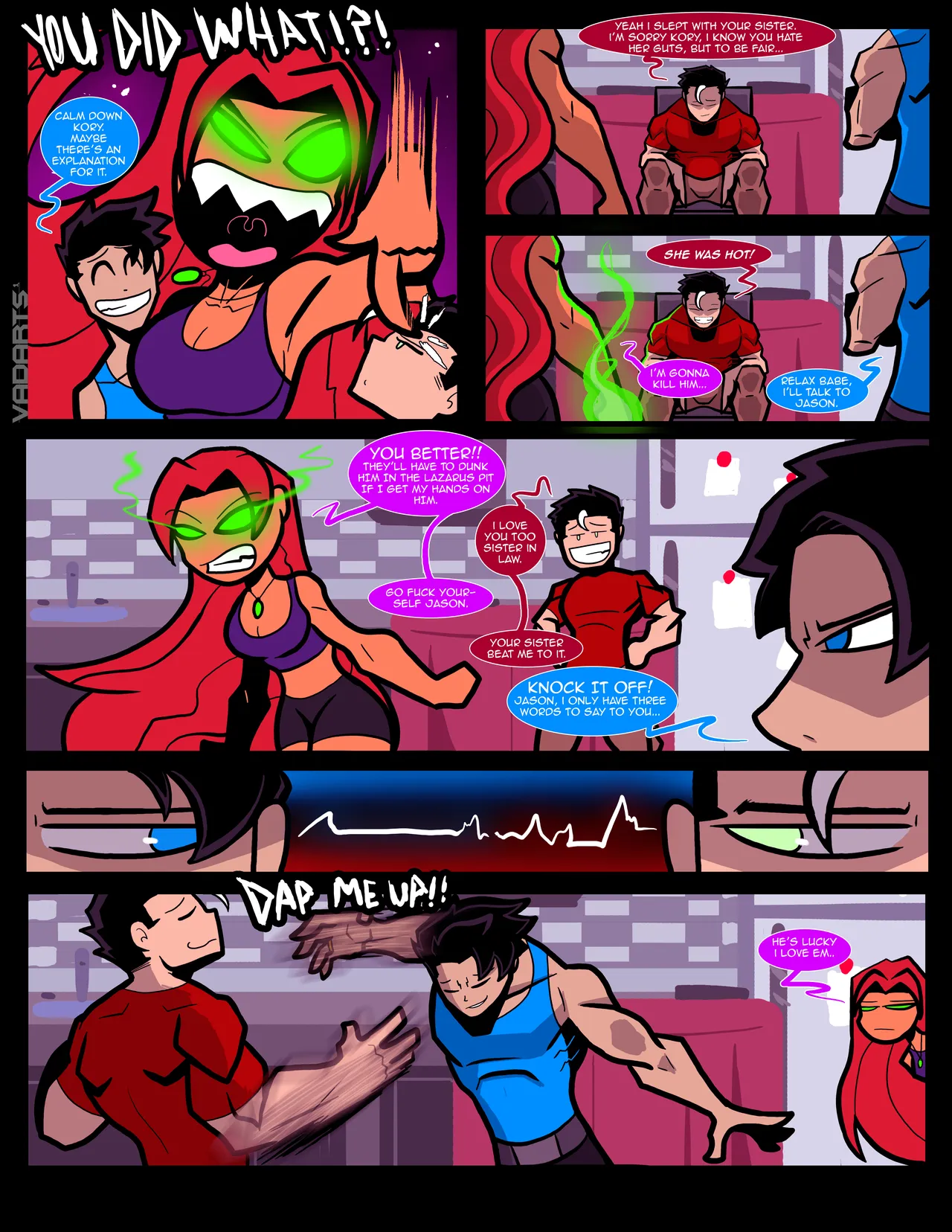 Red Hood x Blackfire page 3 full
