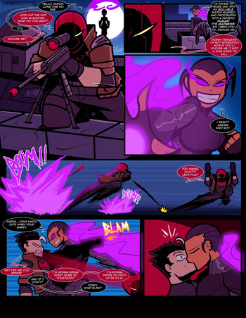 Red Hood x Blackfire cover