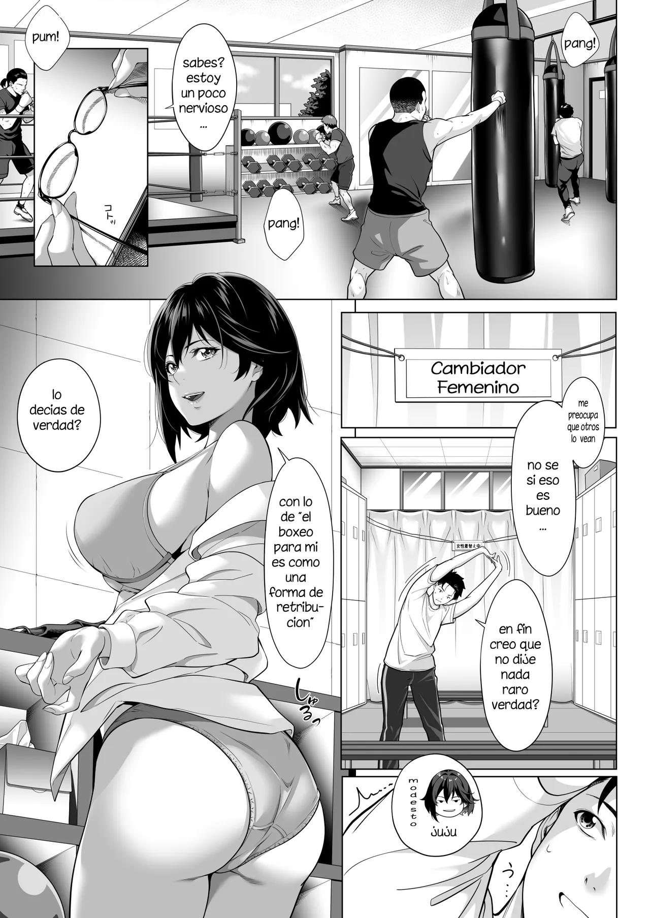 Una noche Temblorosa...  ~La razon por la que Ichika le entrego su cuerpo a un Kouhai Bastardo~ primera parte page 6 full