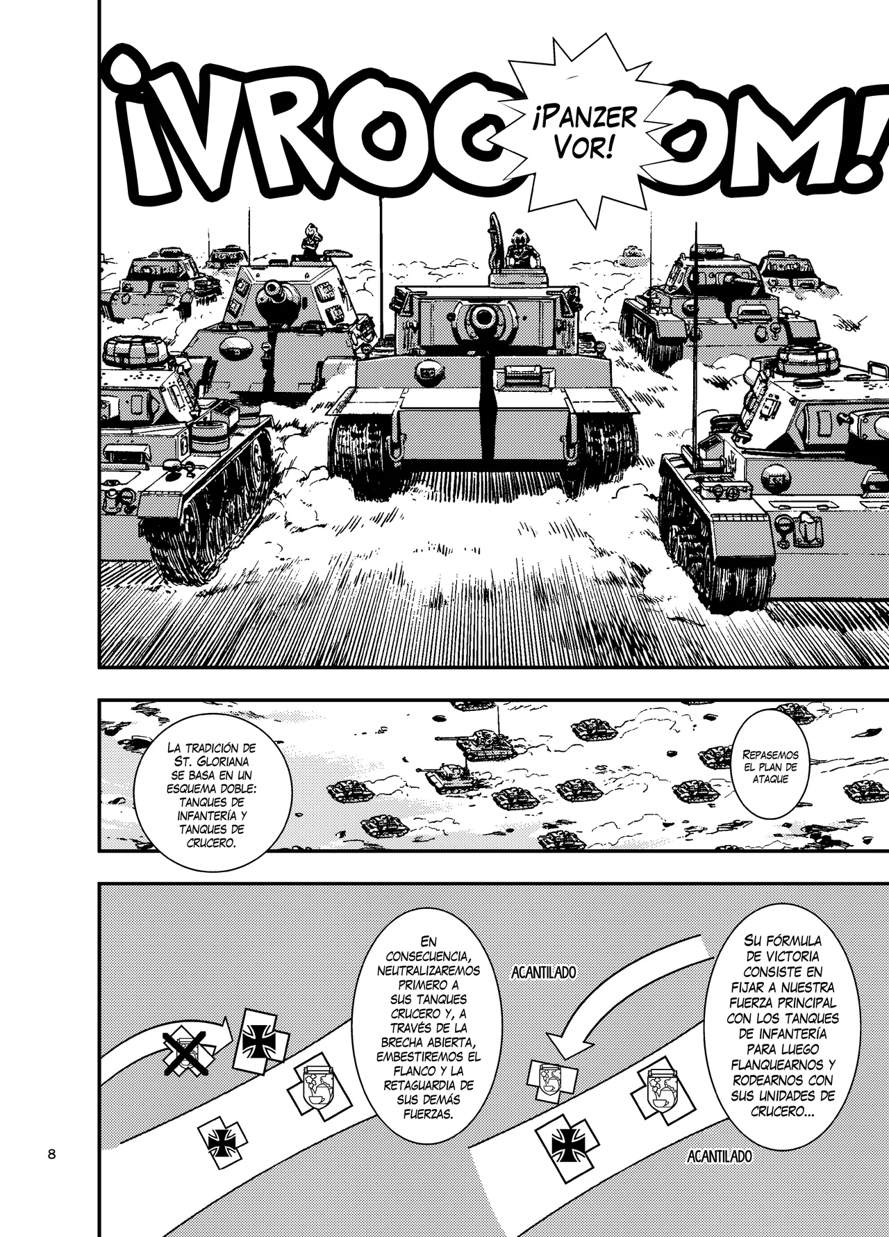 St. Gloriana vs. Kuromorimine page 10 full