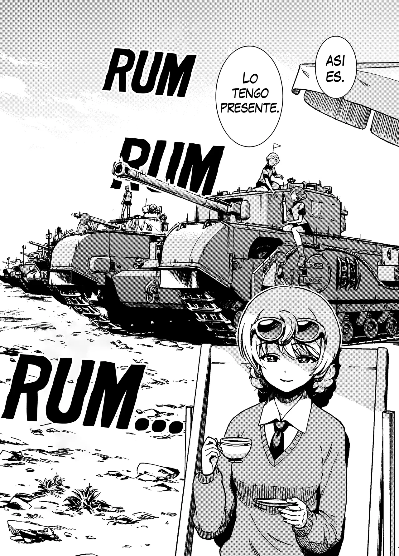St. Gloriana vs. Kuromorimine page 6 full