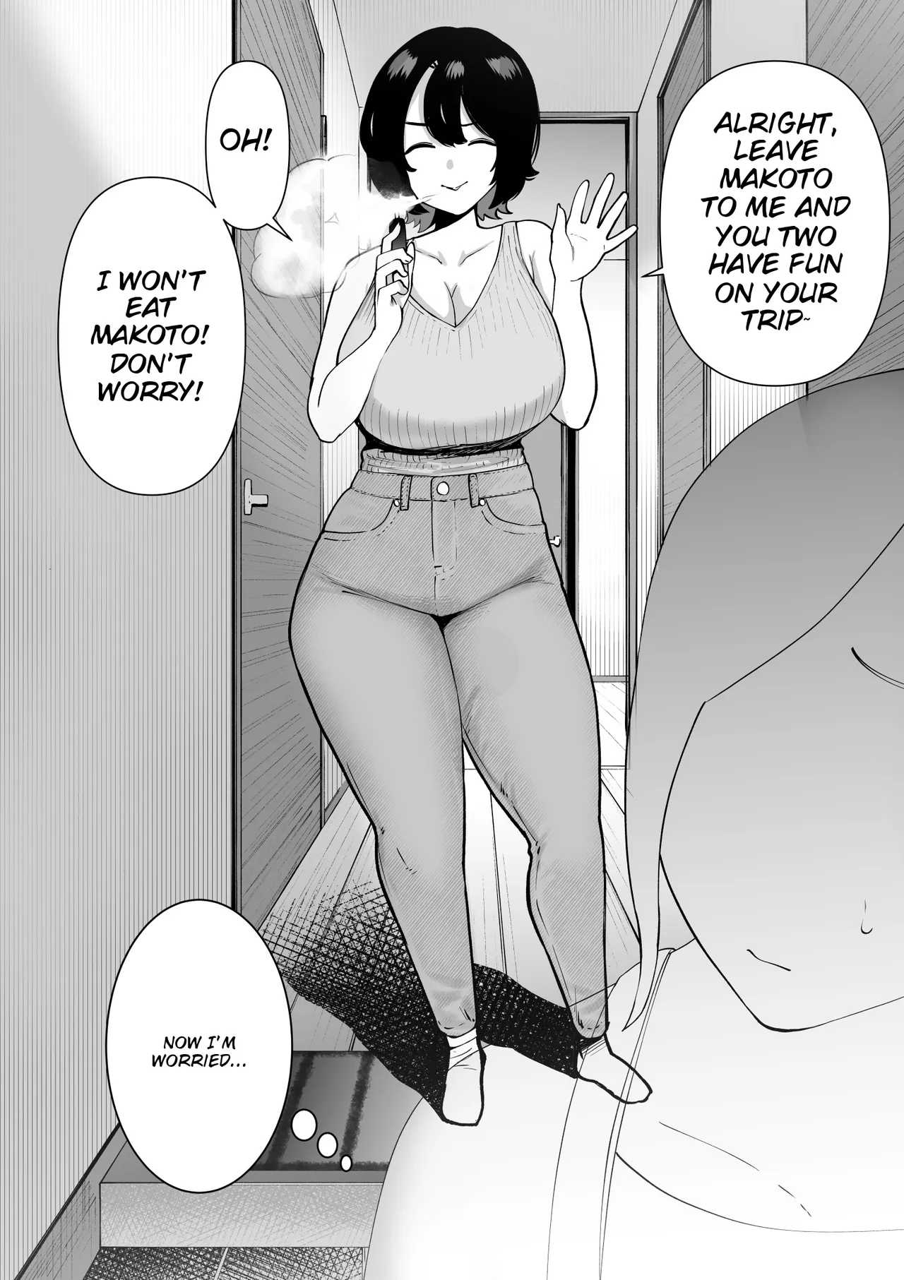 Hikikomori de Ero Manga Kaiteru Doutei Oikko to Oba-san ga Icha Love SEX suru Hanashi page 5 full