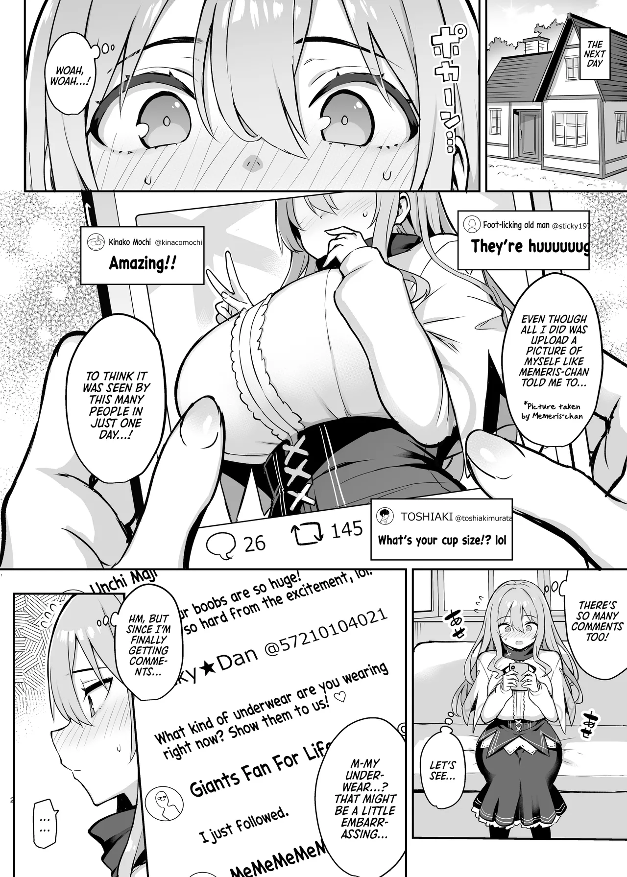 Dosukebe Seijo ga Ecchi na Haishin Katsudou ni Hamaru made - The Naughty Saint Gets Hooked on Lewd Streaming page 3 full