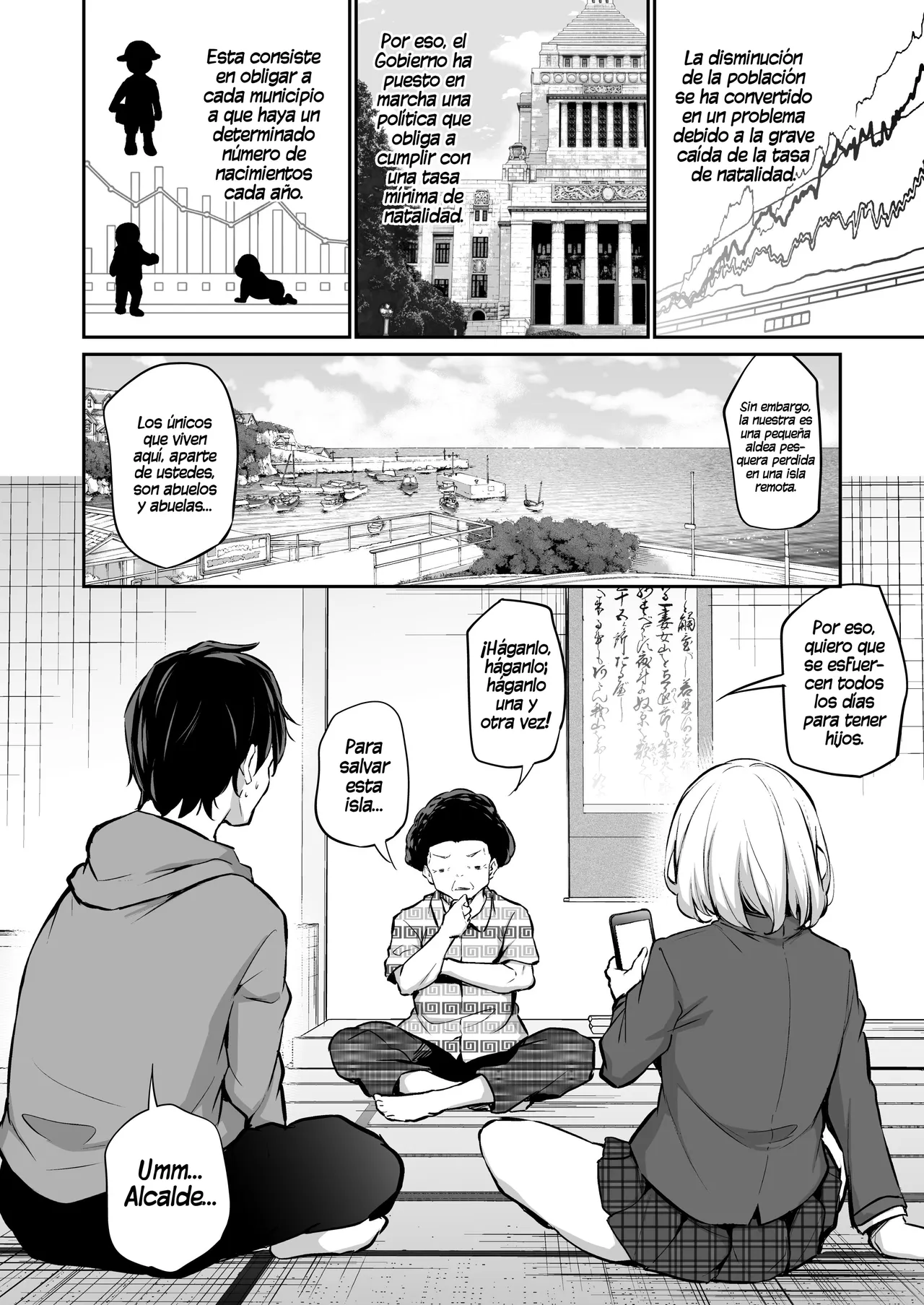 Imouto Haramasenai to Derarenai Shima｜La Isla de la que No Puedes Salir a menos que Dejes Embarazada a tu Hermana Menor page 2 full