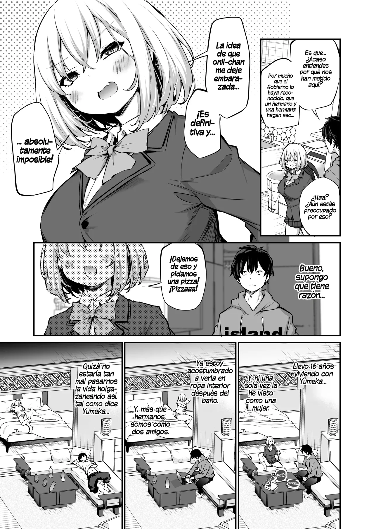 Imouto Haramasenai to Derarenai Shima｜La Isla de la que No Puedes Salir a menos que Dejes Embarazada a tu Hermana Menor page 6 full