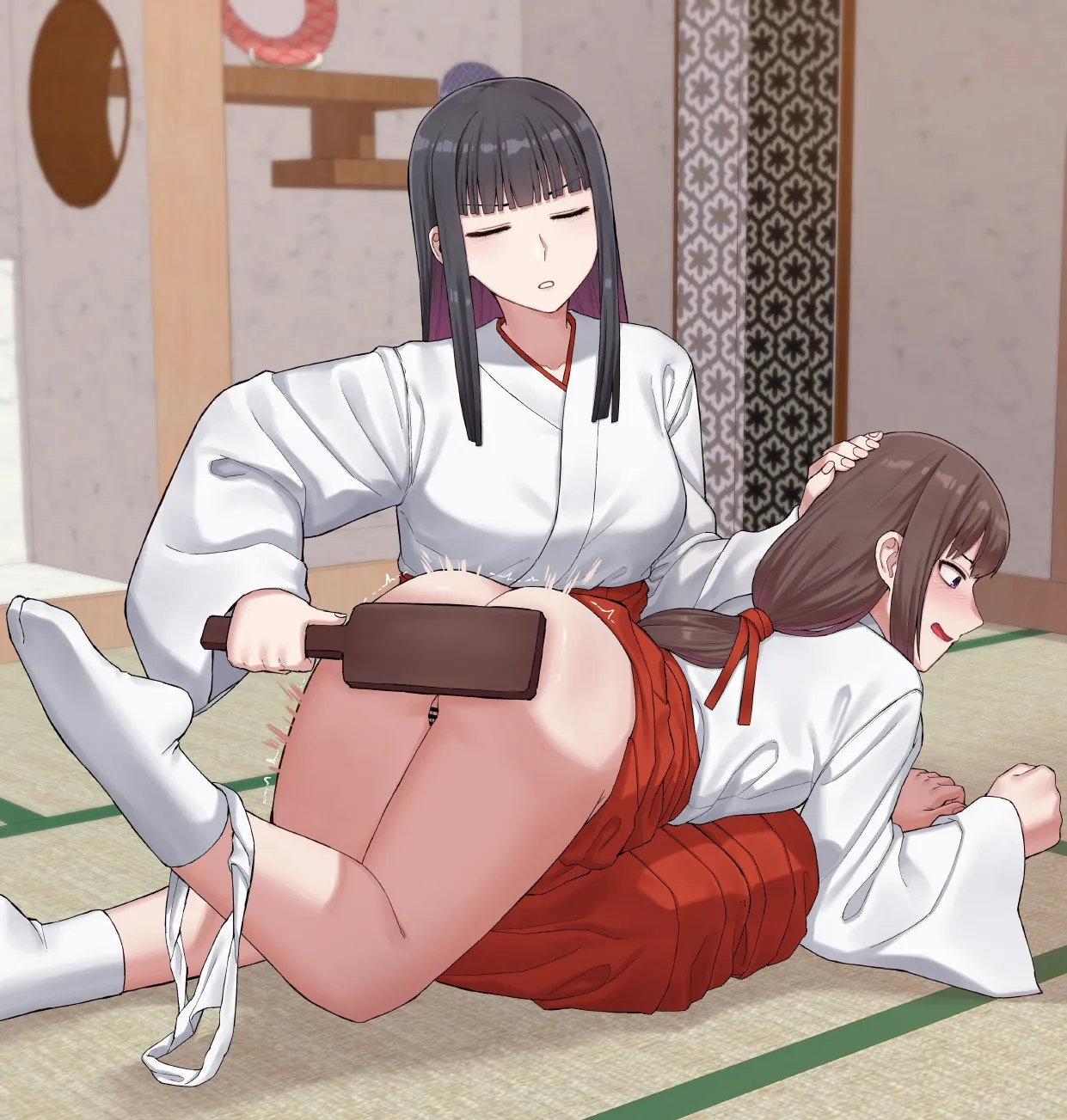 Miko Ff spanking paddle + fingering page 4 full