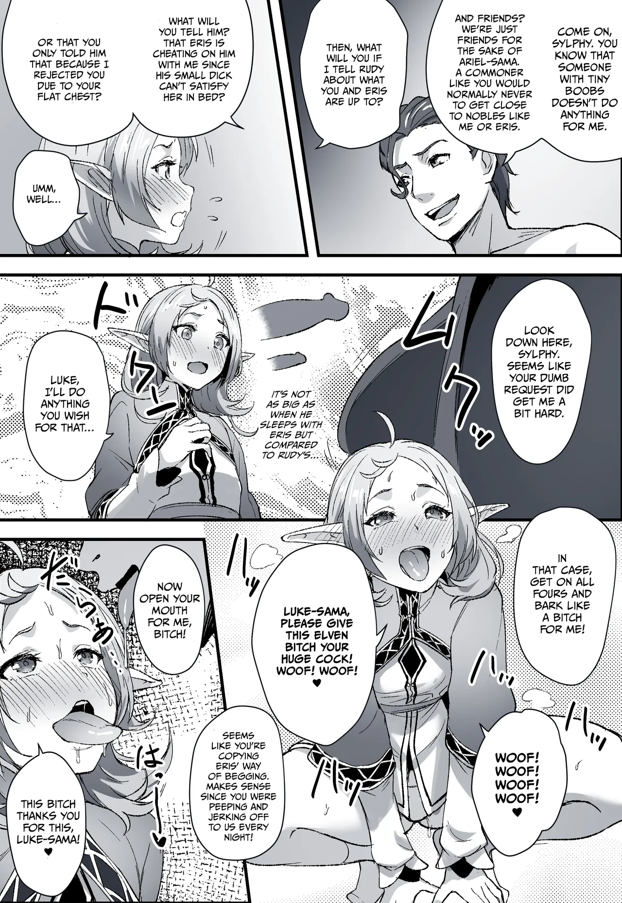 Mushoku Tensei: IF Route: Asura Kingdom Arc - Eris, Sylphy, &amp; Roxy page 9 full