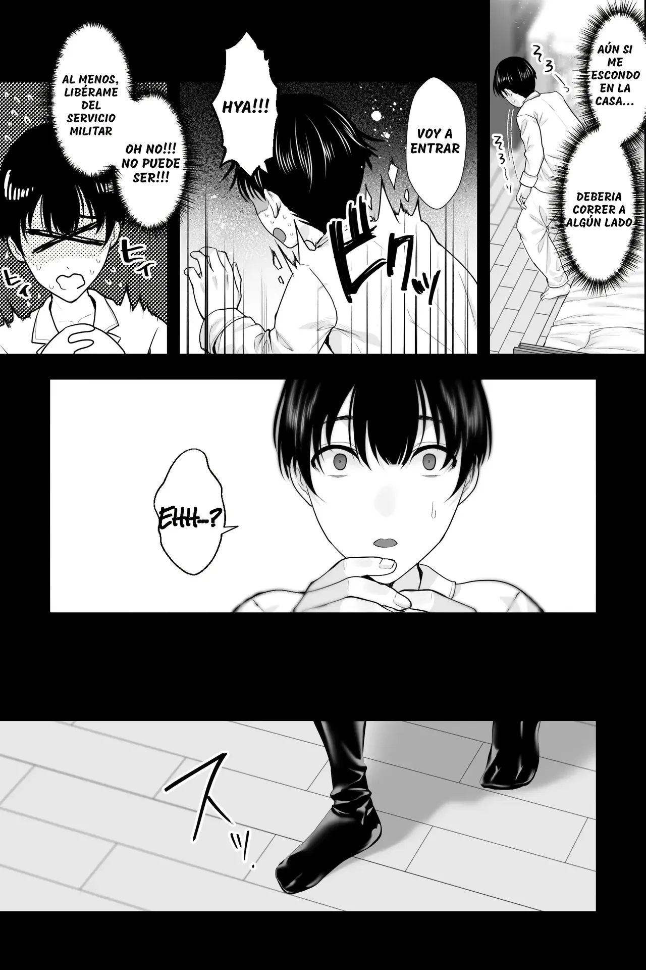 Gaikoku no Haha ~Ginpatsu Bakunyuu no Haha ni Sakusei Fudeoroshi Sareru Mikkakan~｜Madre Extranjera ~Perdiendo mi Virginidad con mi Tetona Madre Albina, quien me Exprime Durante 3 Días~ page 5 full