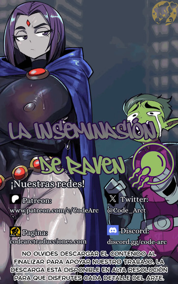 La inseminación de raven cover
