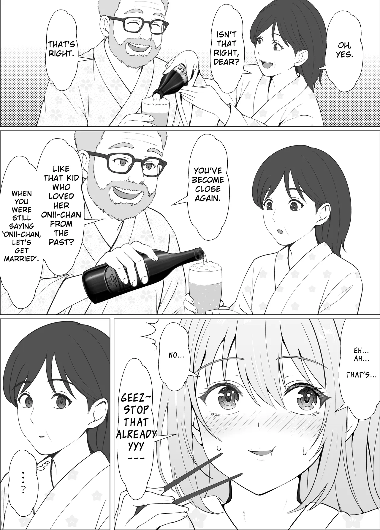 Half Gimai to no Amai Nichijou to Noumitsu Sex 4 page 9 full