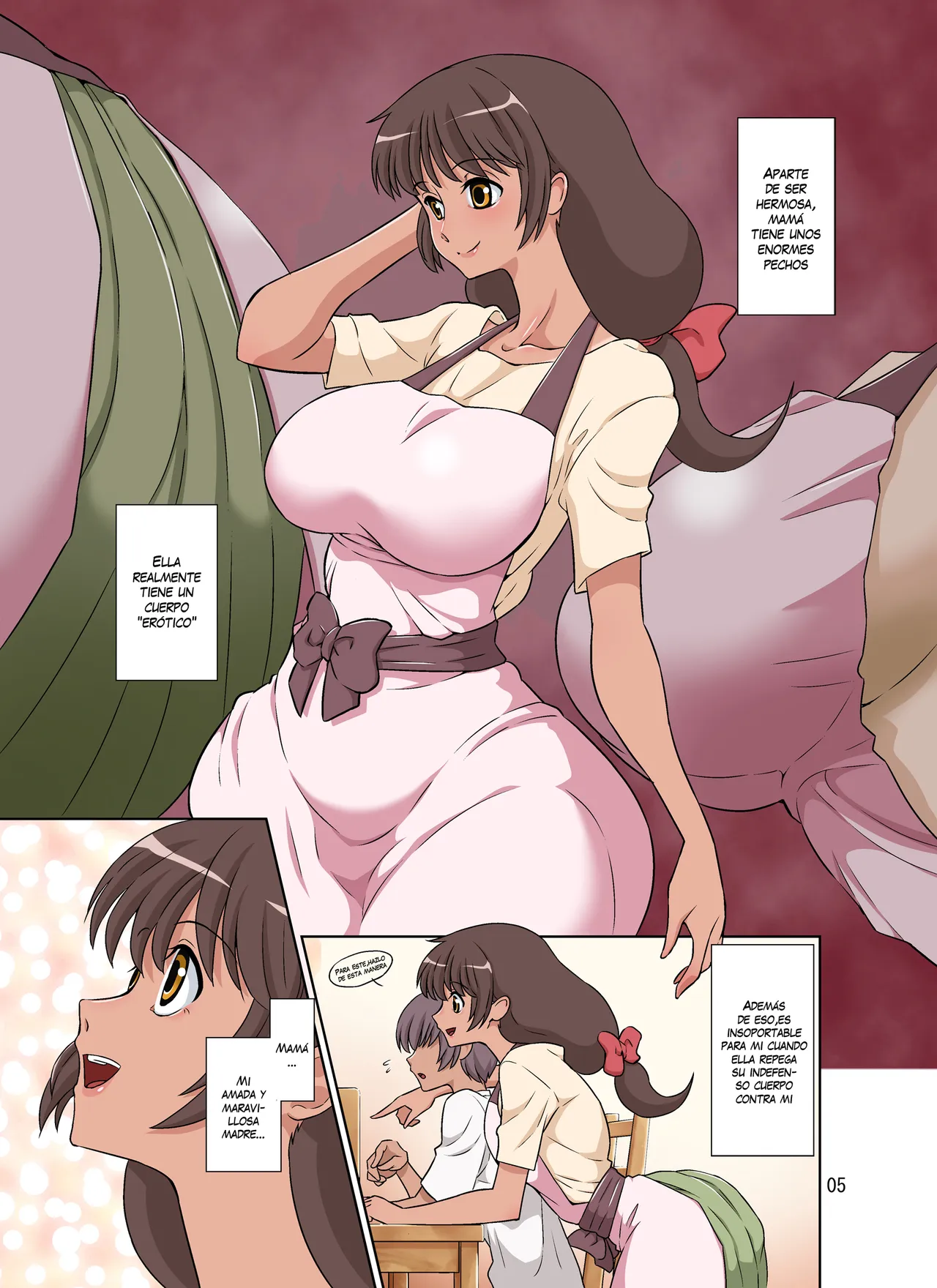 Sewayaki Mama, Musuko ni Hamerareru. page 5 full