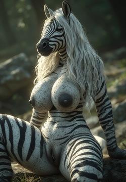 White-horse-2025 Zebra Furry-005