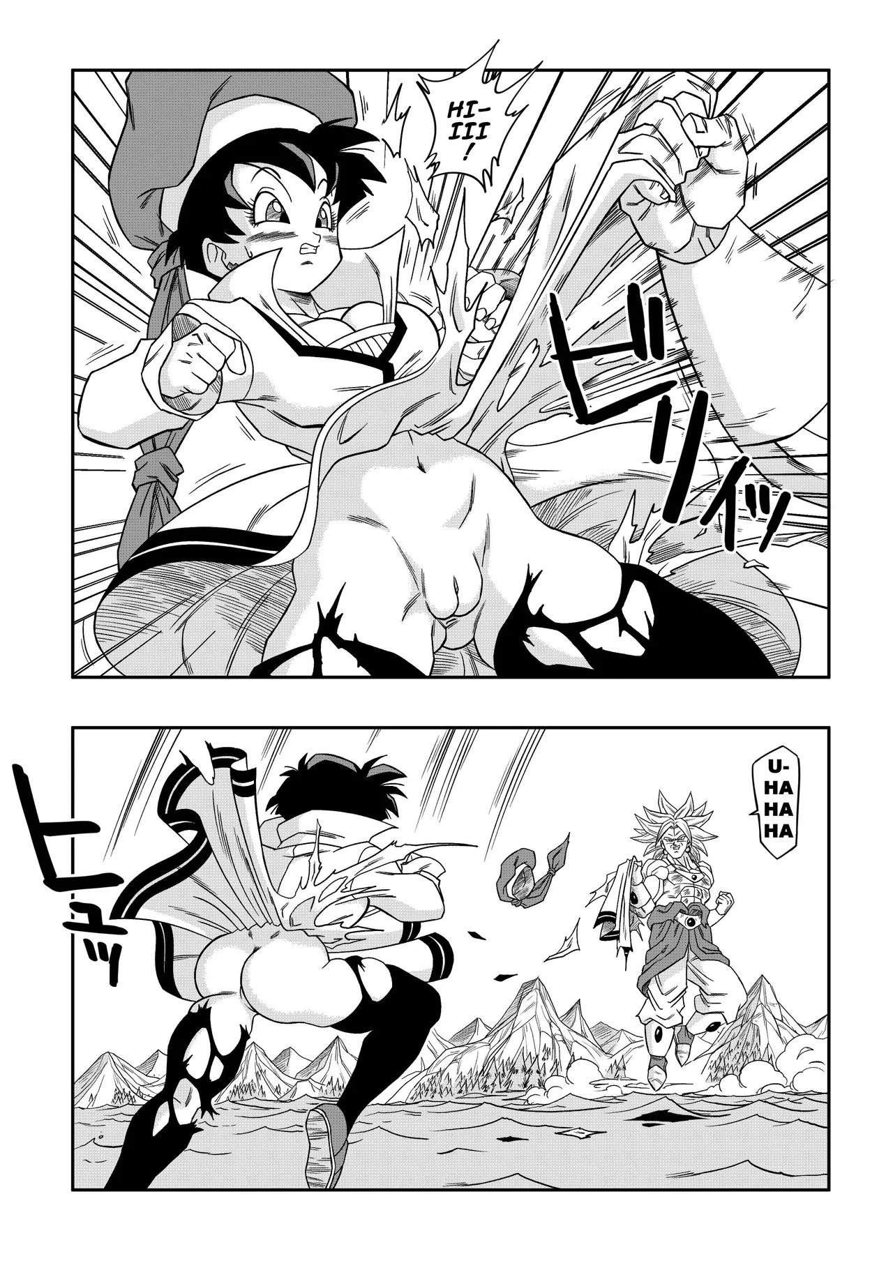 The Sacrifice of Natade Village! Videl vs Broly! page 7 full