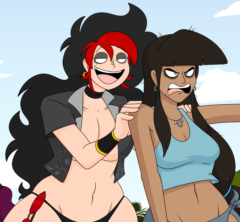 OC Vacation - Luna and Jess + Barbara and Amara | Bb vs The Lava Goddess page 8 full