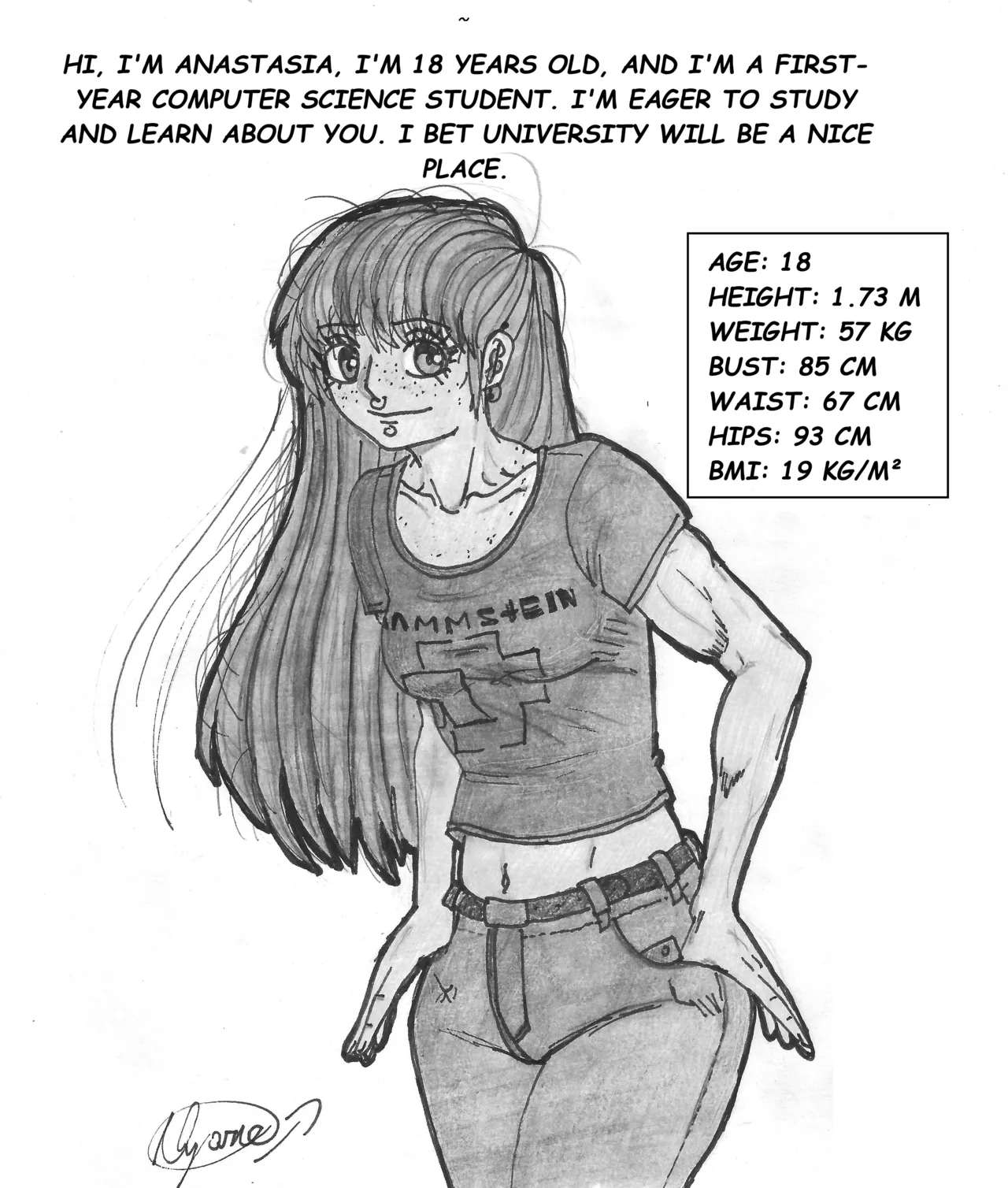 ANASTASIA WEIGHT GAIN IN UNIVERSITY page 1 full