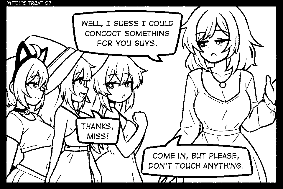 Witch's Treat page 7 full