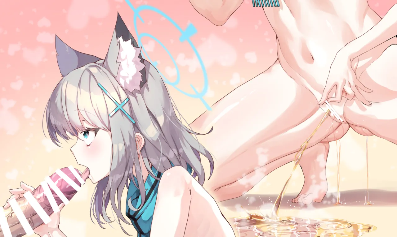おしっこしながらフェラしてくれるシロコちゃん page 2 full